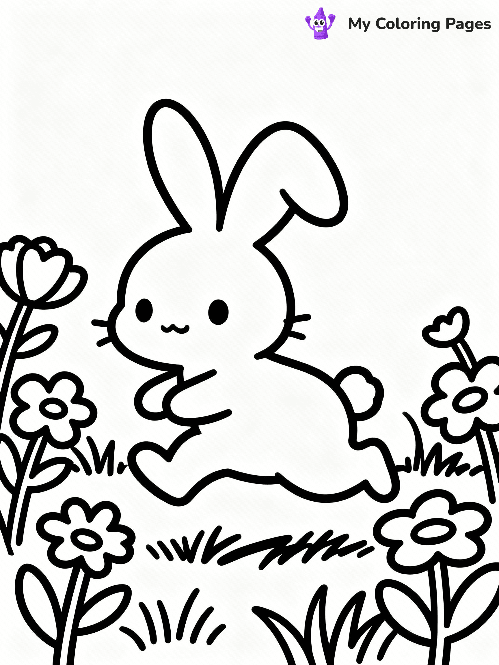Bunny Coloring Pages - 48
