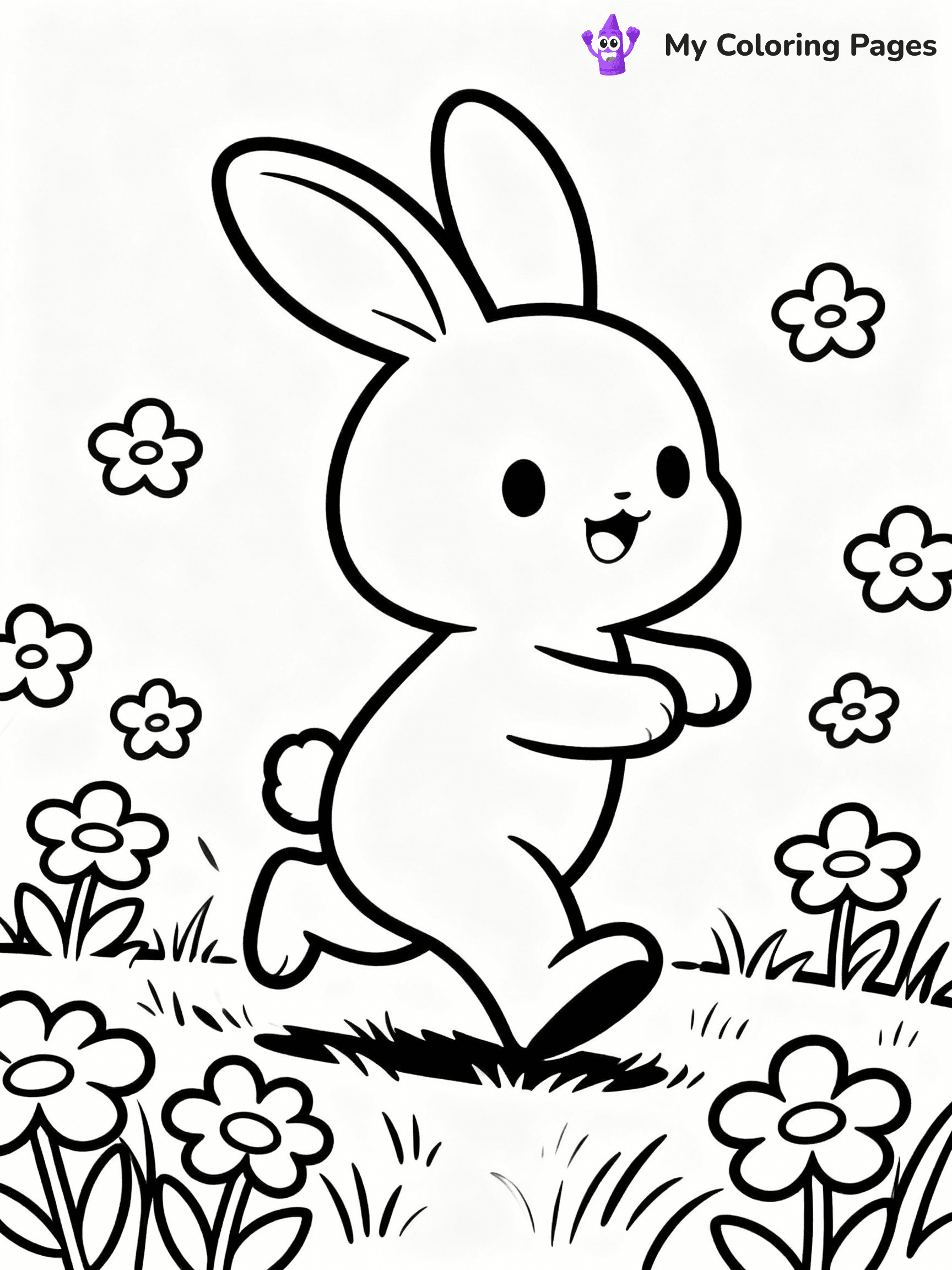 Bunny Coloring Pages - 47