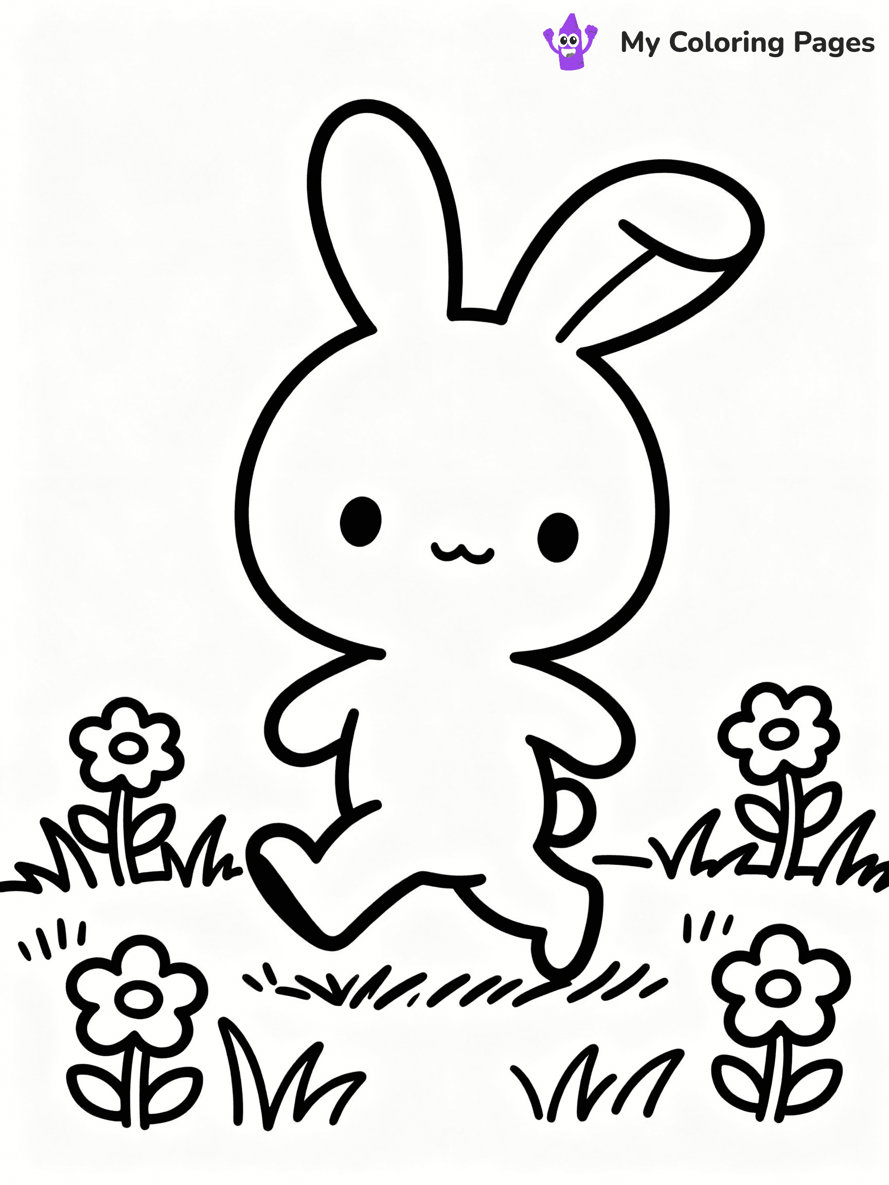 Bunny Coloring Pages - 46