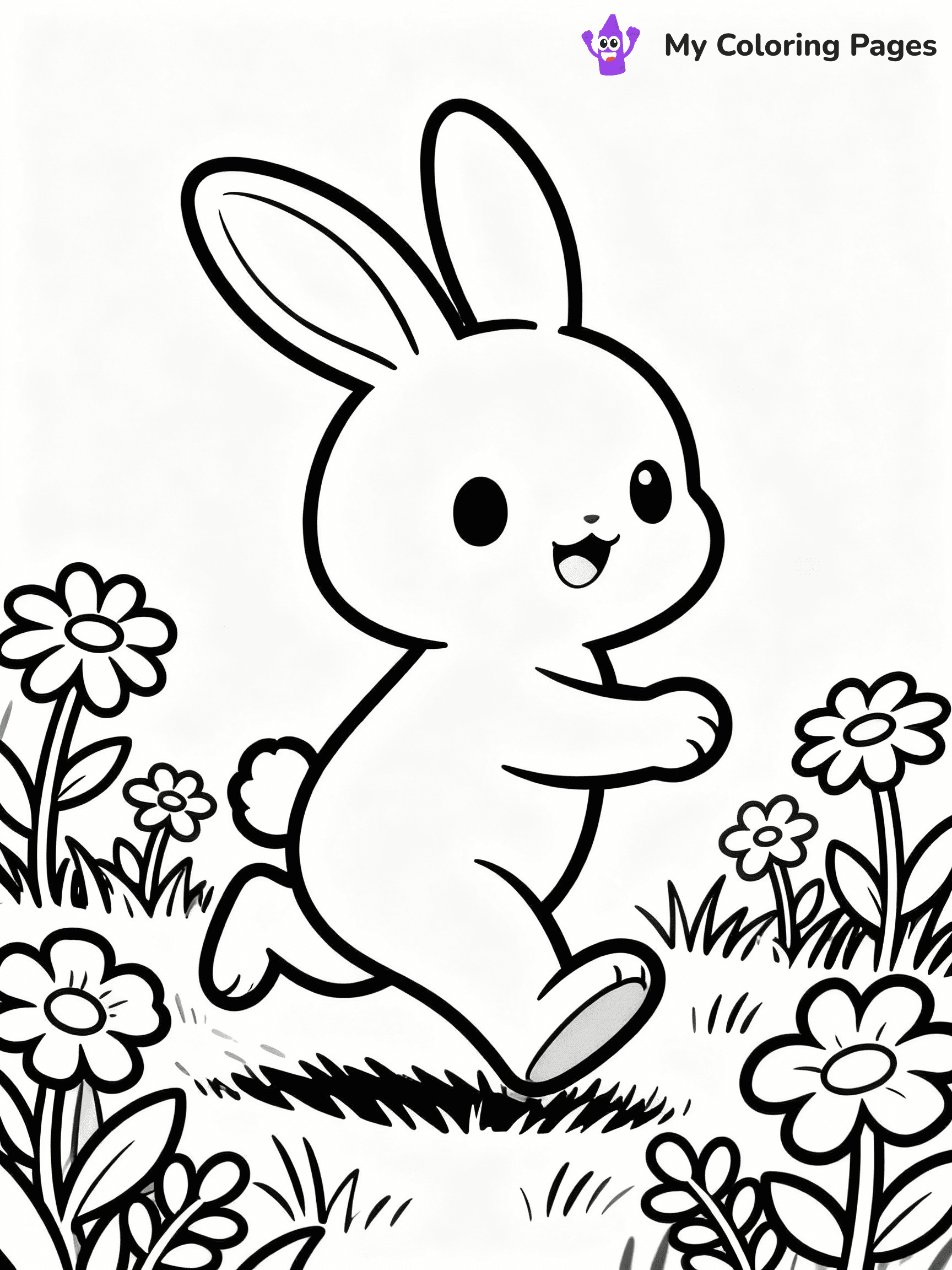 Bunny Coloring Pages - 44