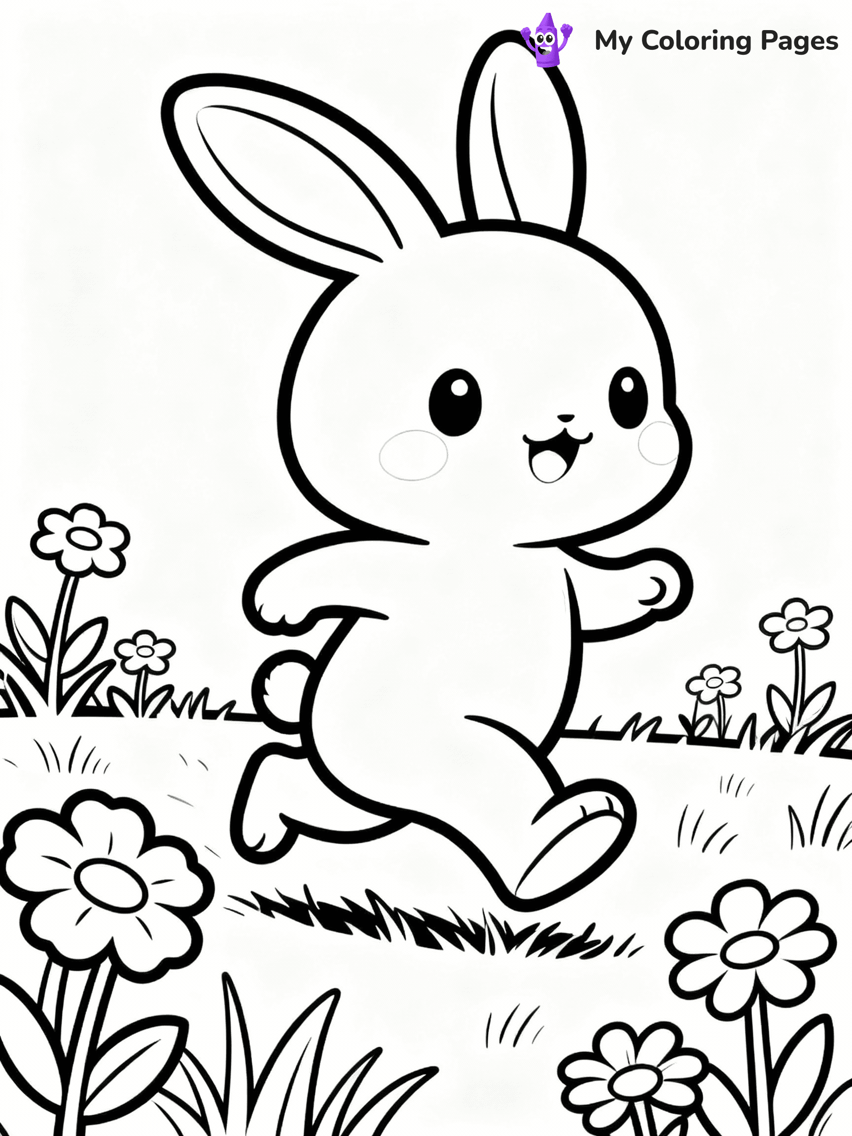 Bunny Coloring Pages - 40