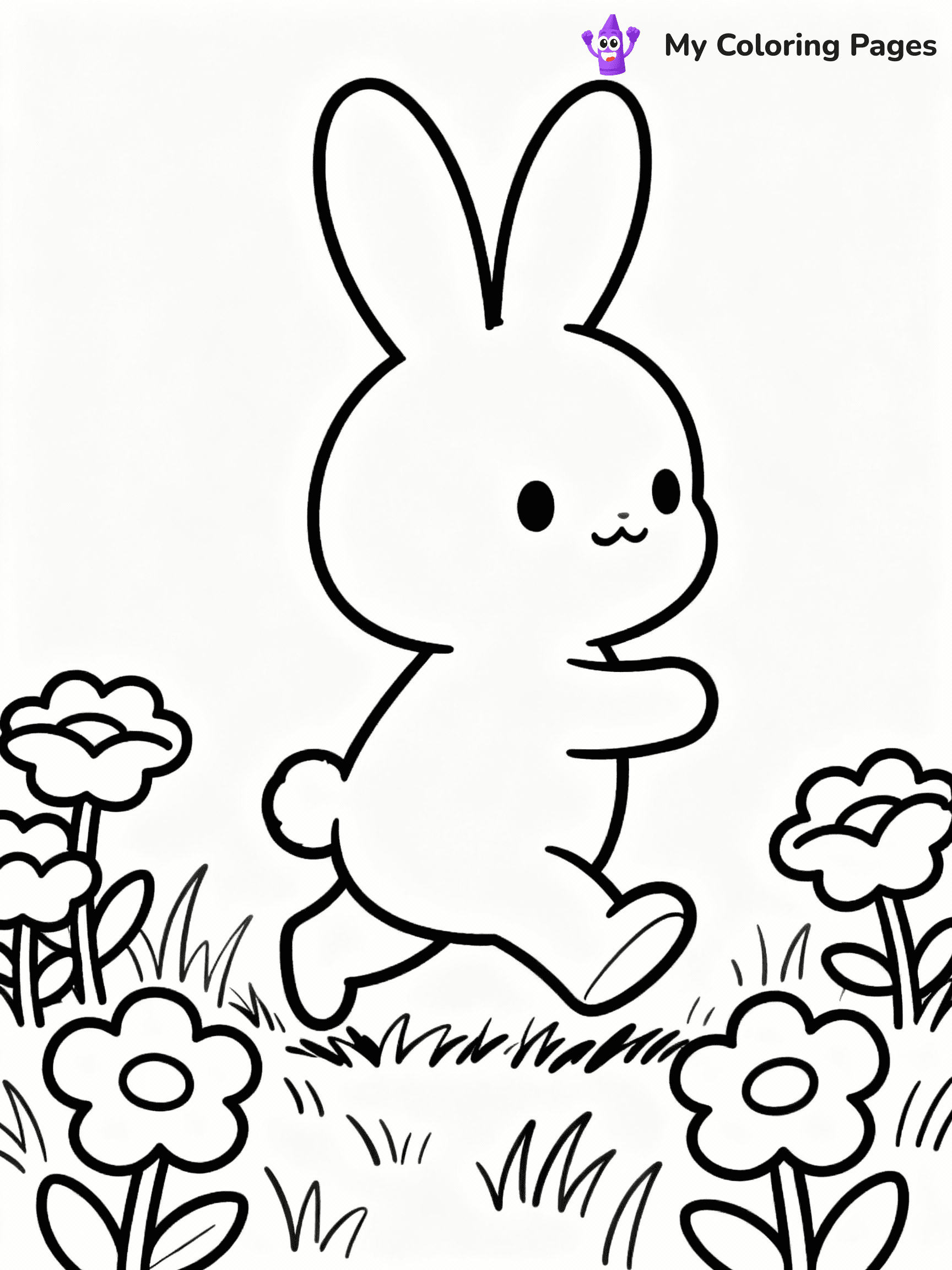Bunny Coloring Pages - 39