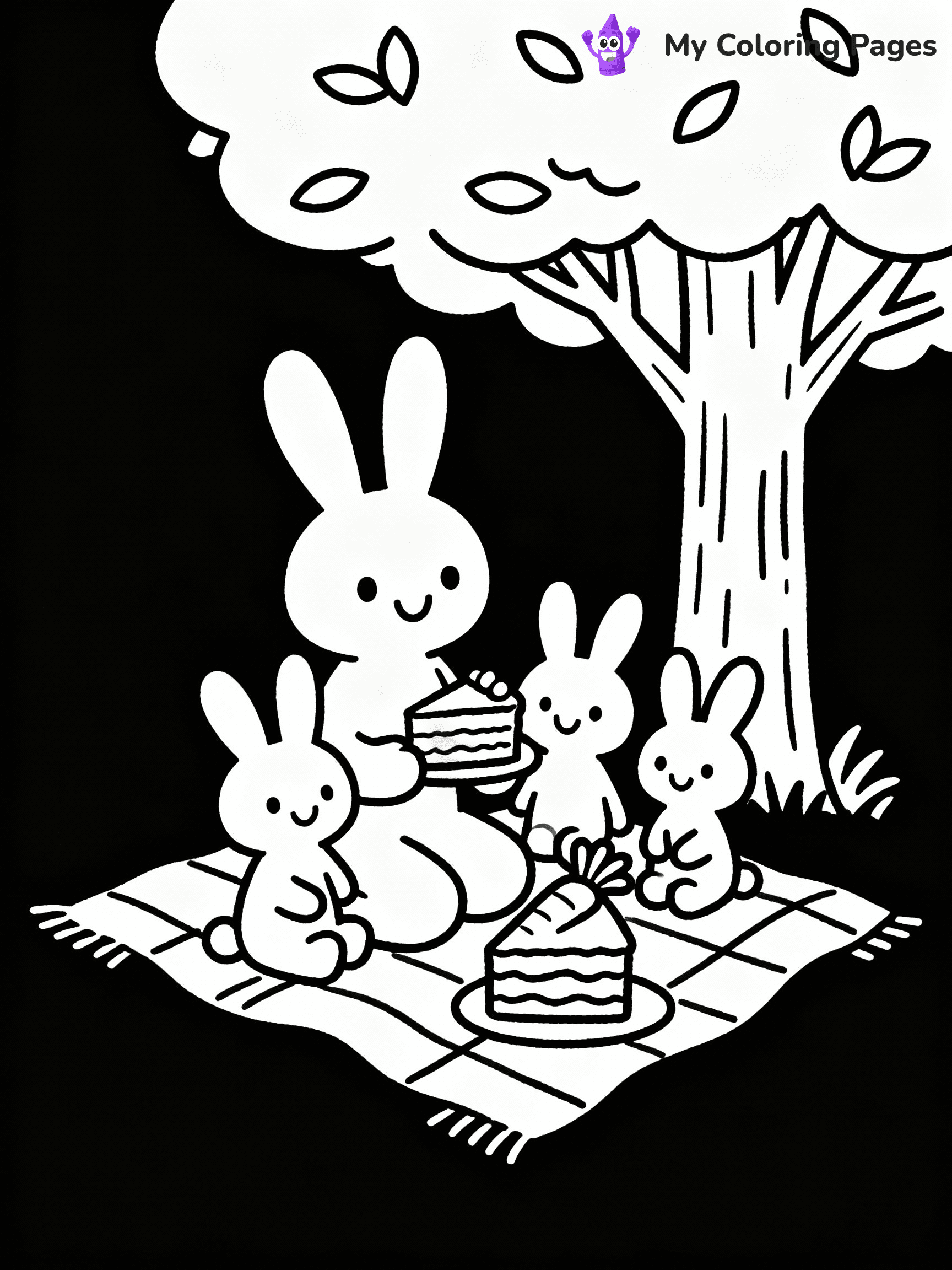 Bunny Coloring Pages - 21
