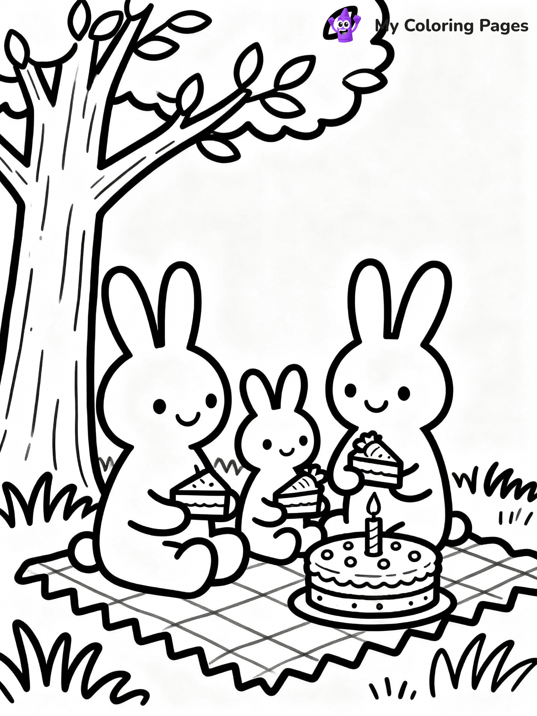 Bunny Coloring Pages - 20