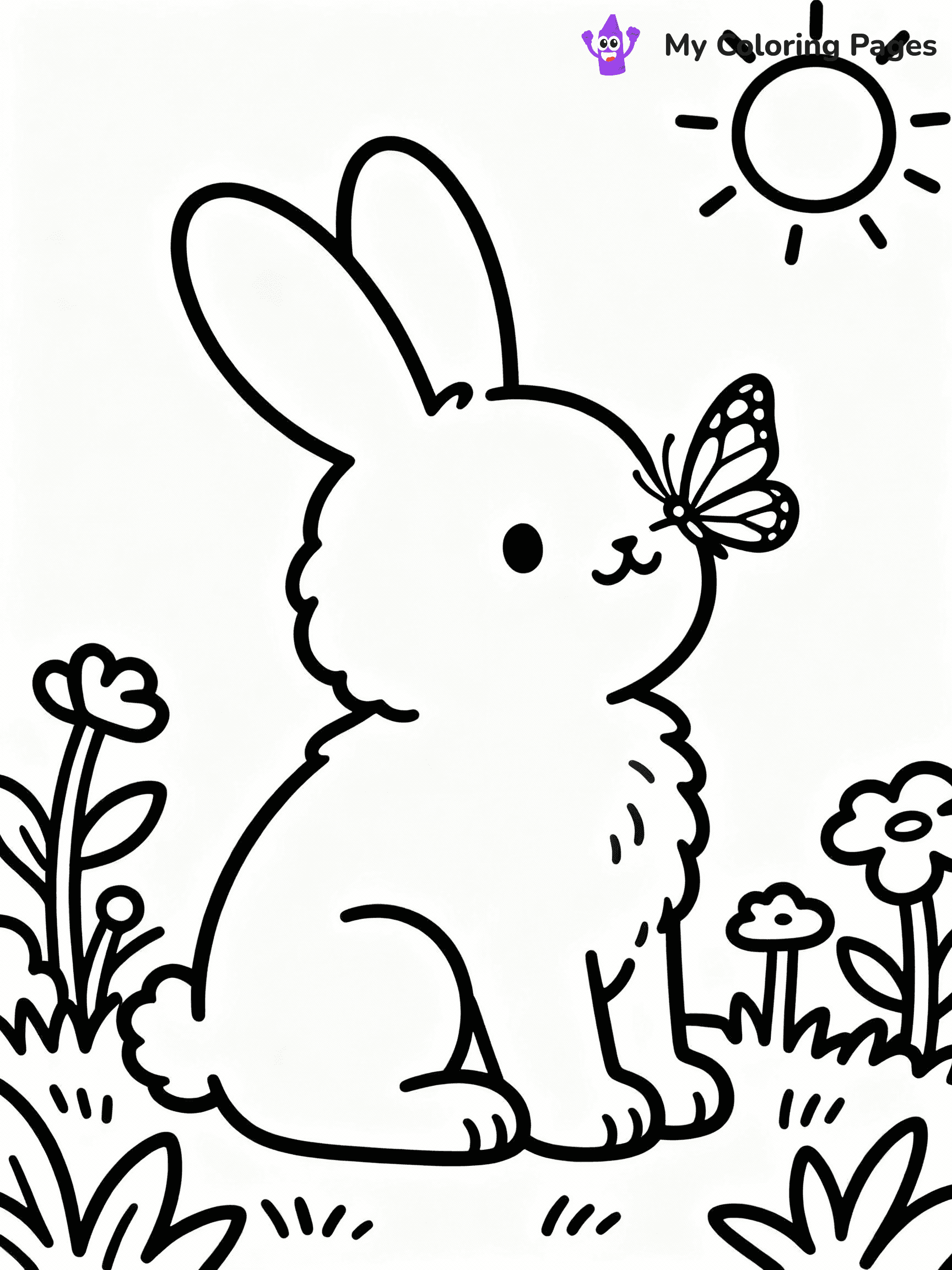 Bunny Coloring Pages - 14