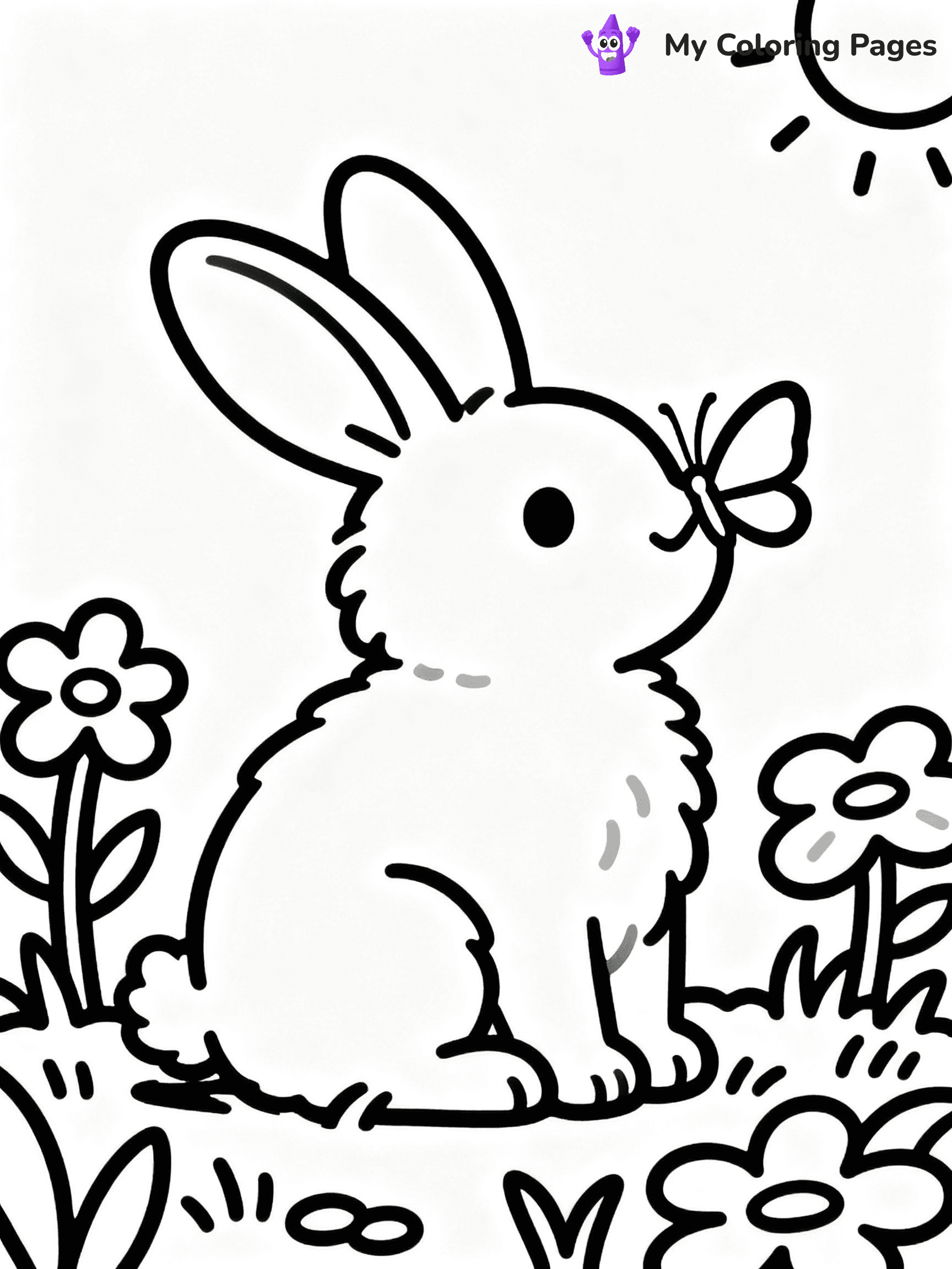 Bunny Coloring Pages - 13