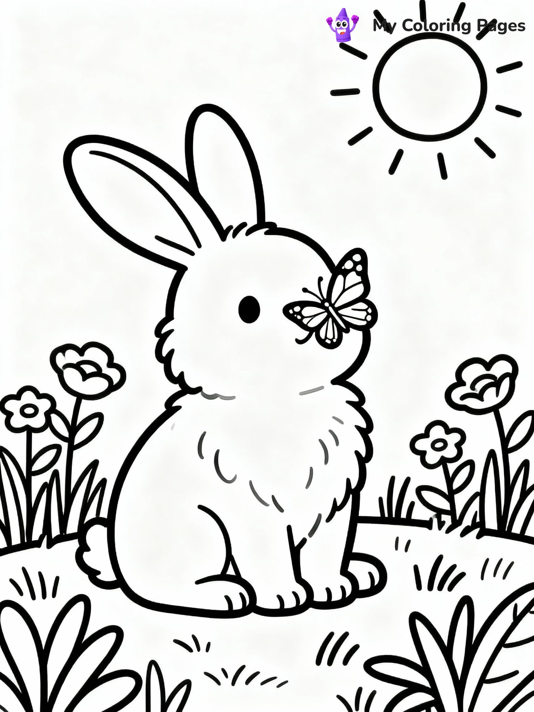 Bunny Coloring Pages - 11
