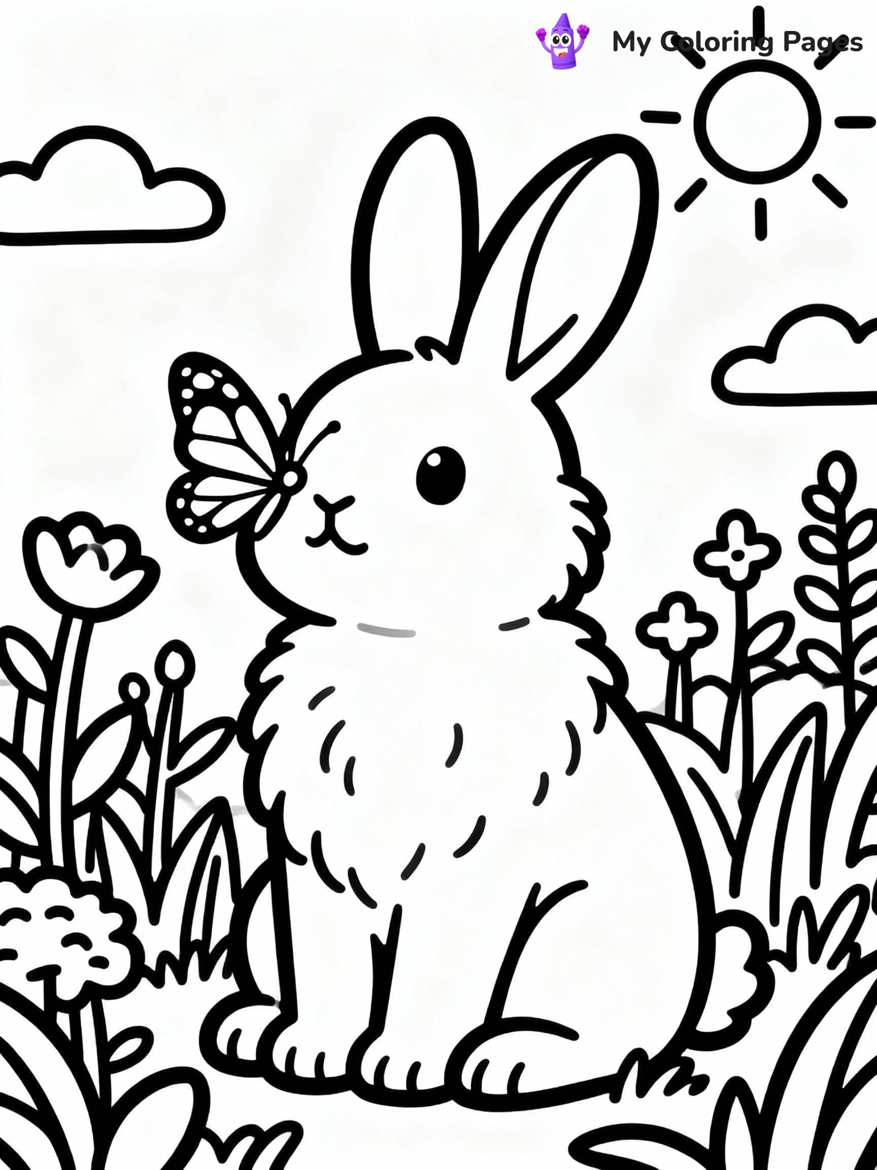 Bunny Coloring Pages - 5