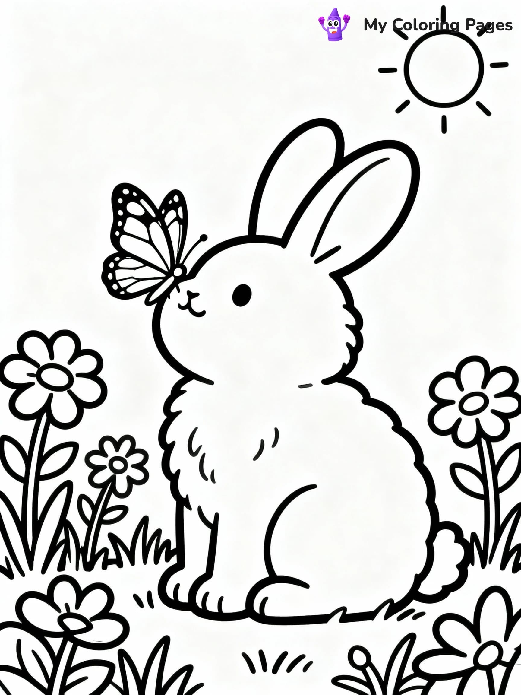 Bunny Coloring Pages - 2