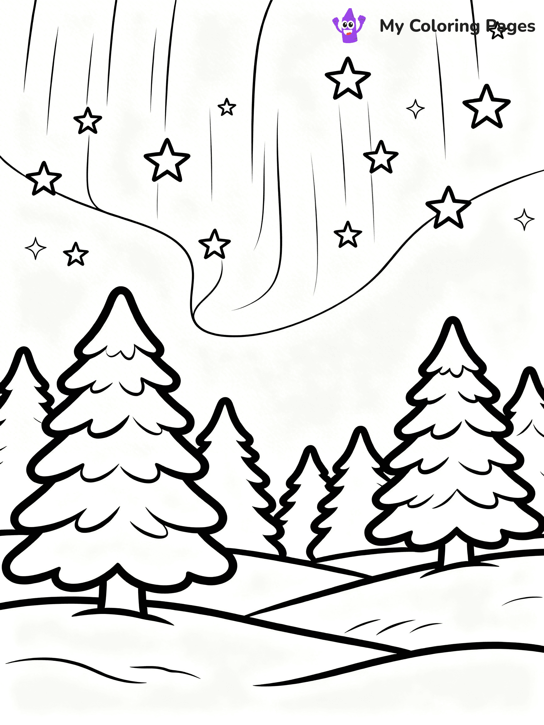 Aurora Coloring Pages - 19