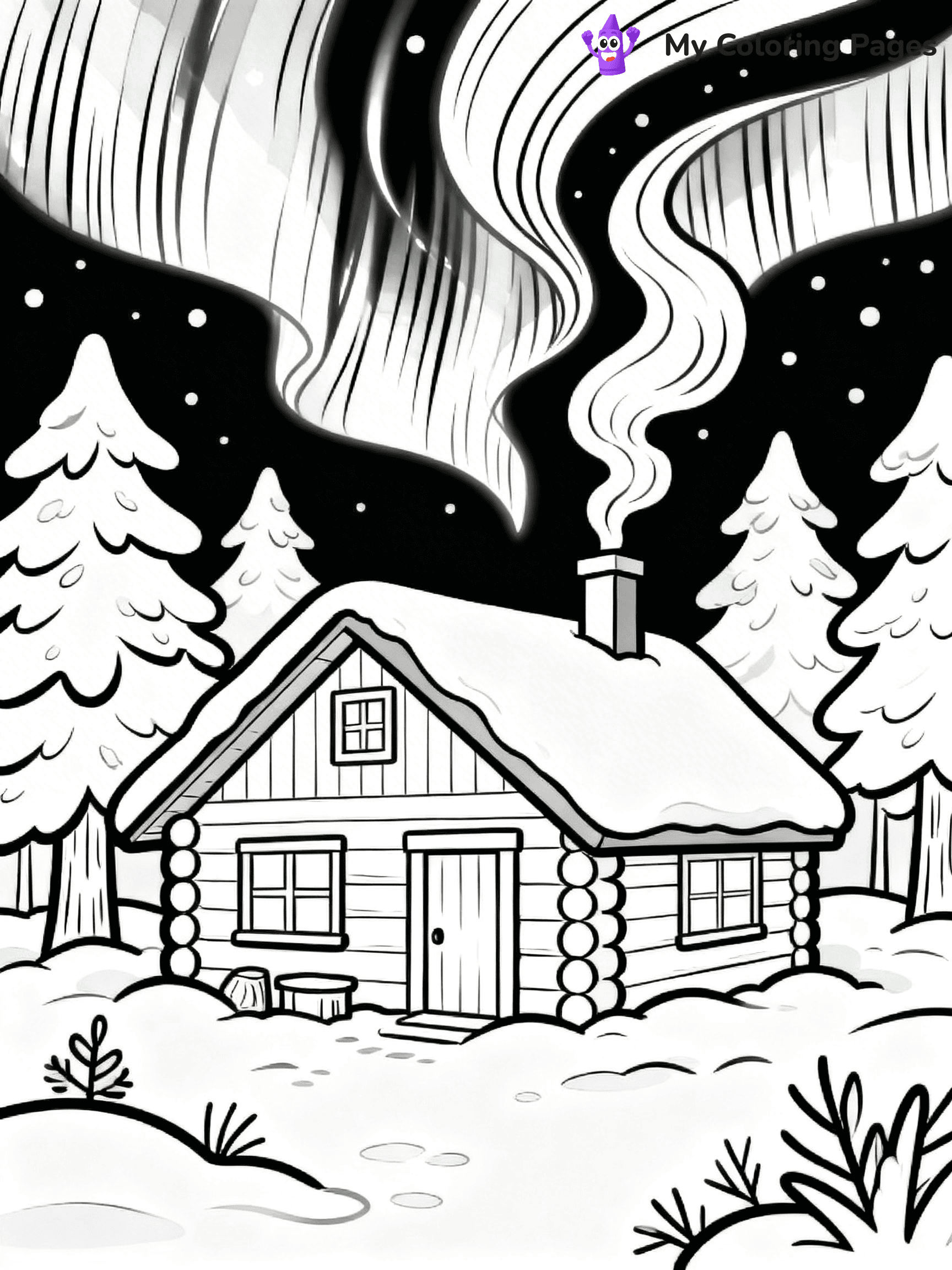 Aurora Coloring Pages - 9