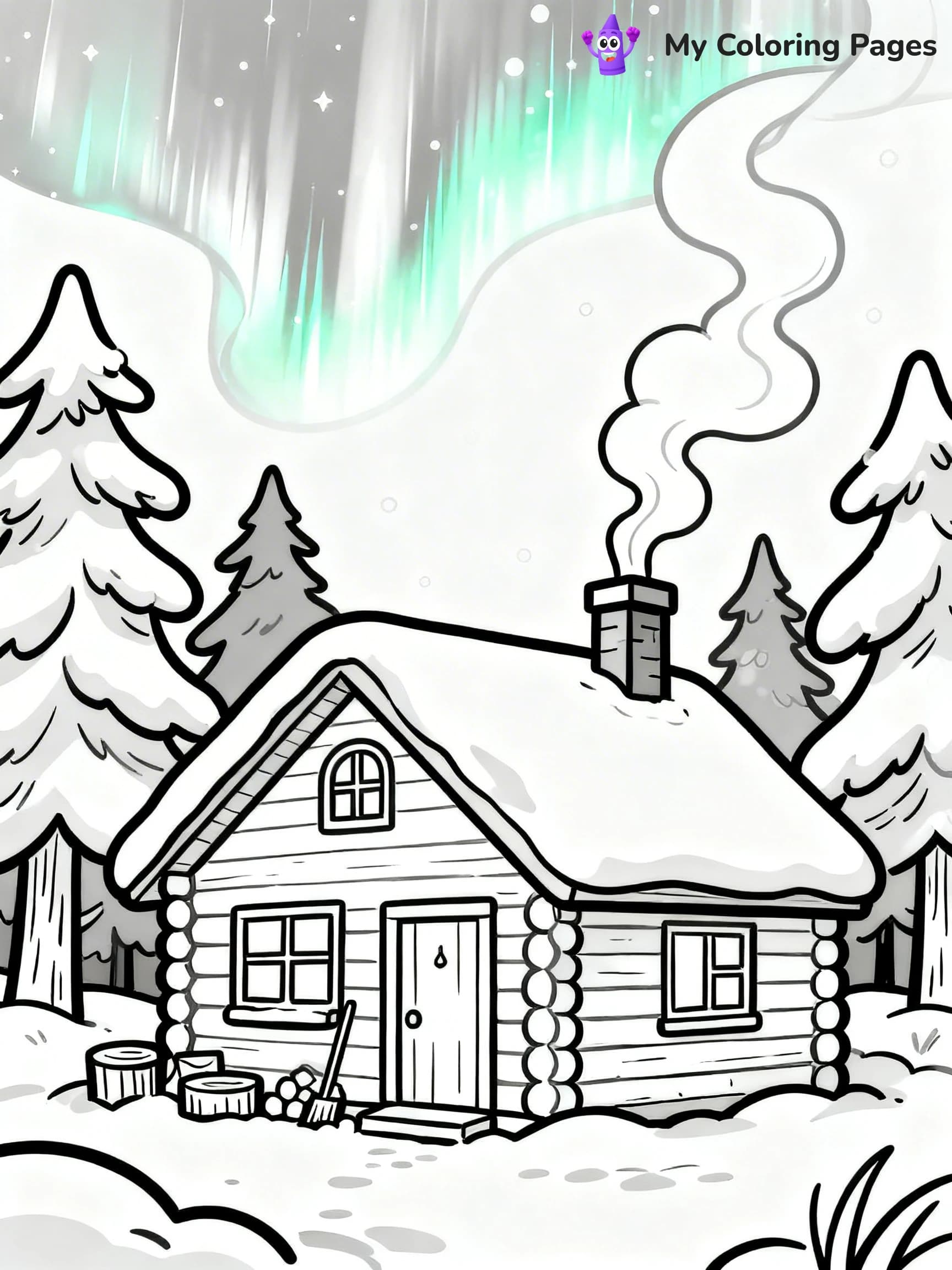 Aurora Coloring Pages - 7