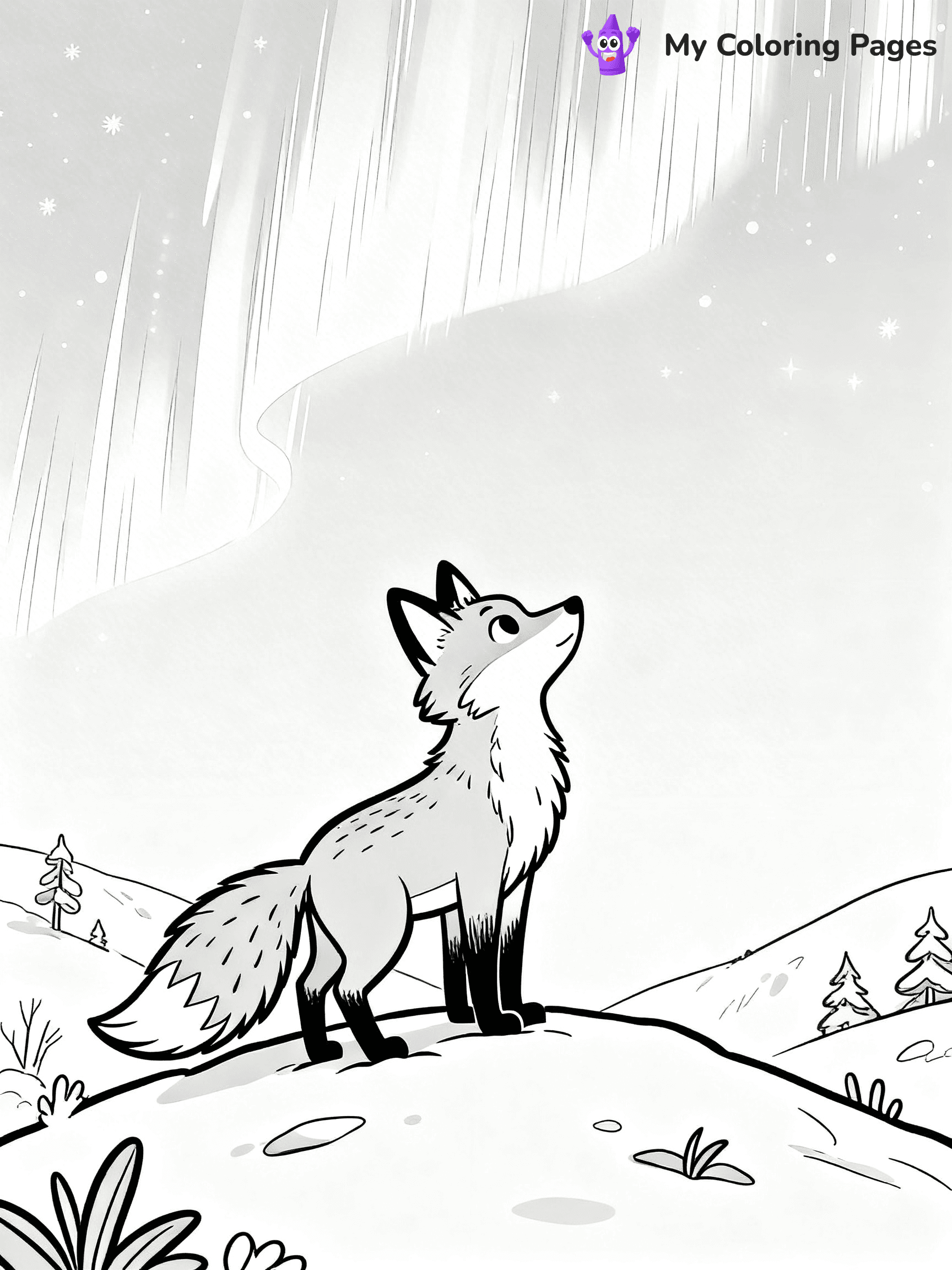 Aurora Coloring Pages - 6