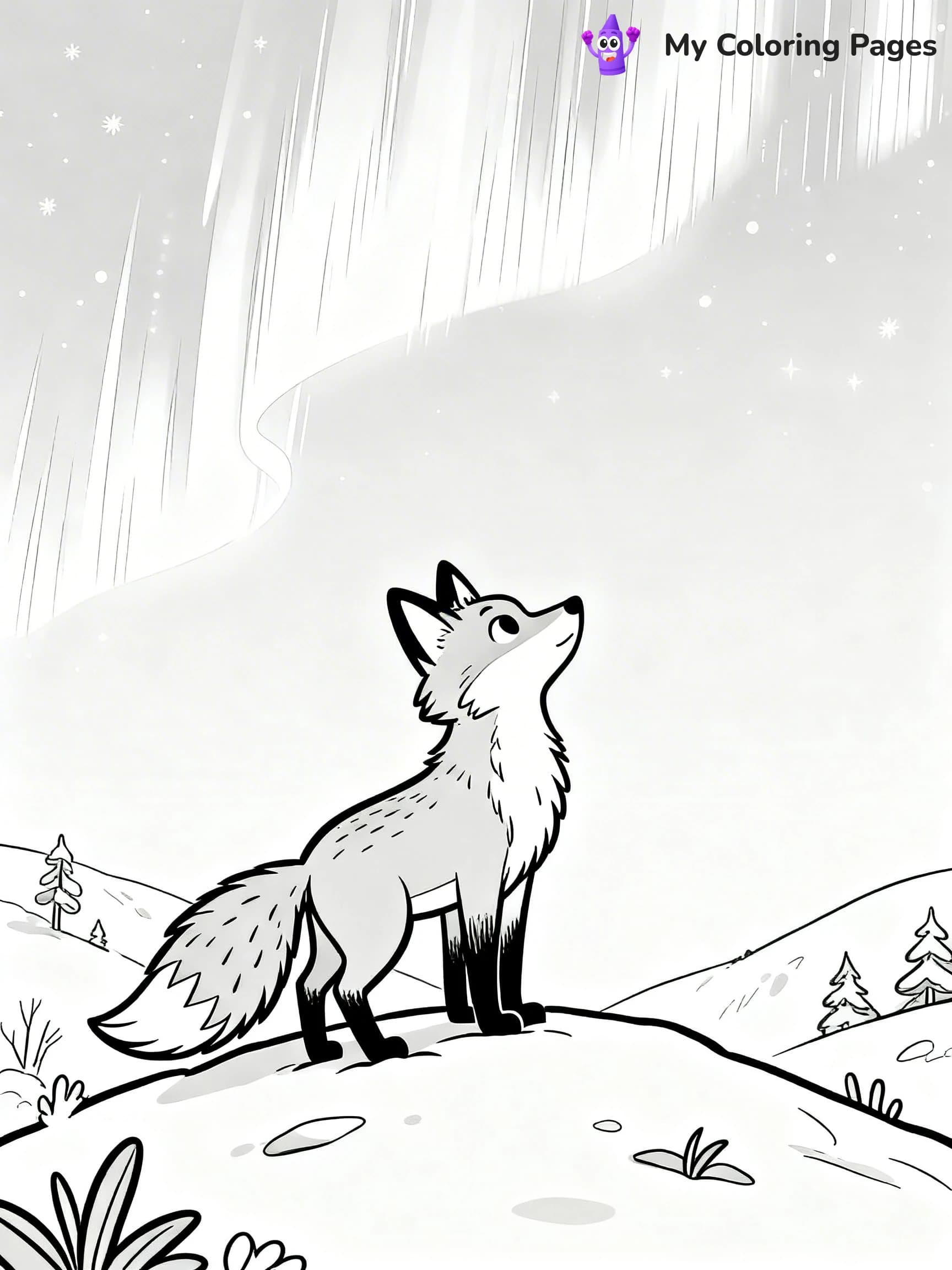 Aurora Coloring Pages - 6
