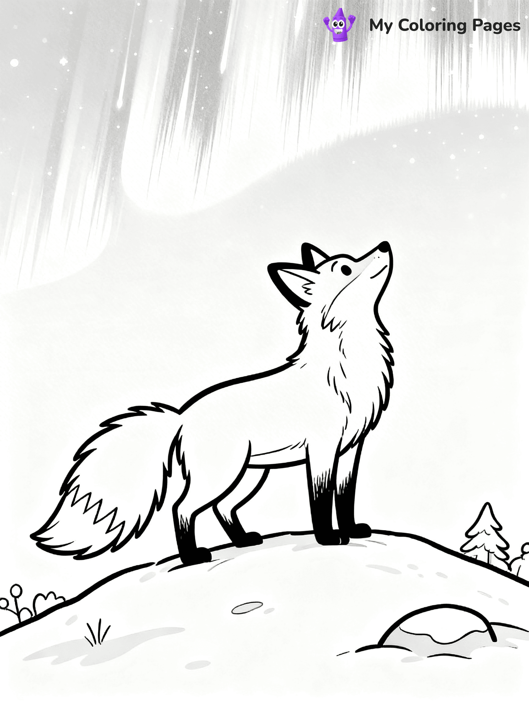 Aurora Coloring Pages - 4