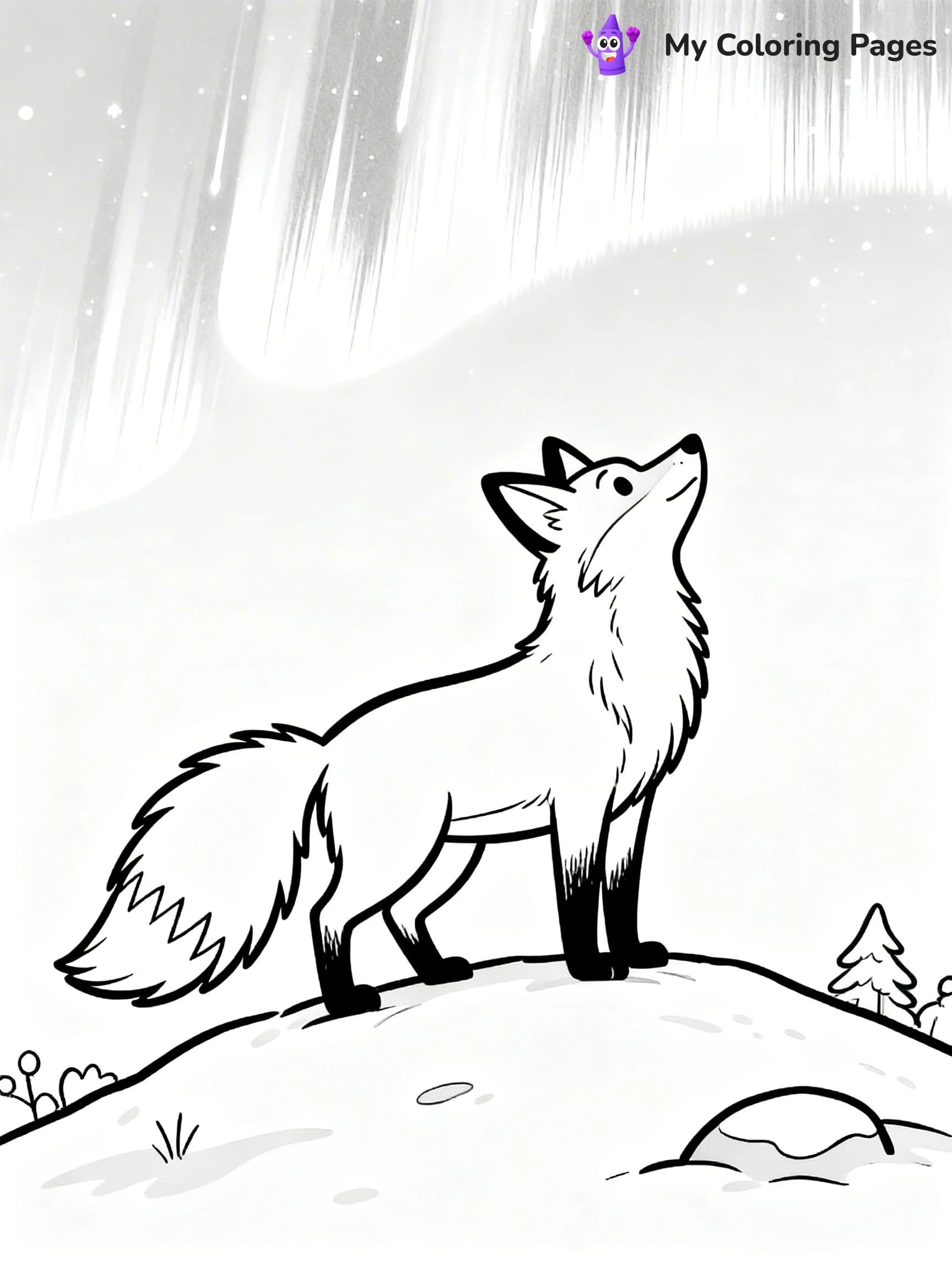 Aurora Coloring Pages - 4