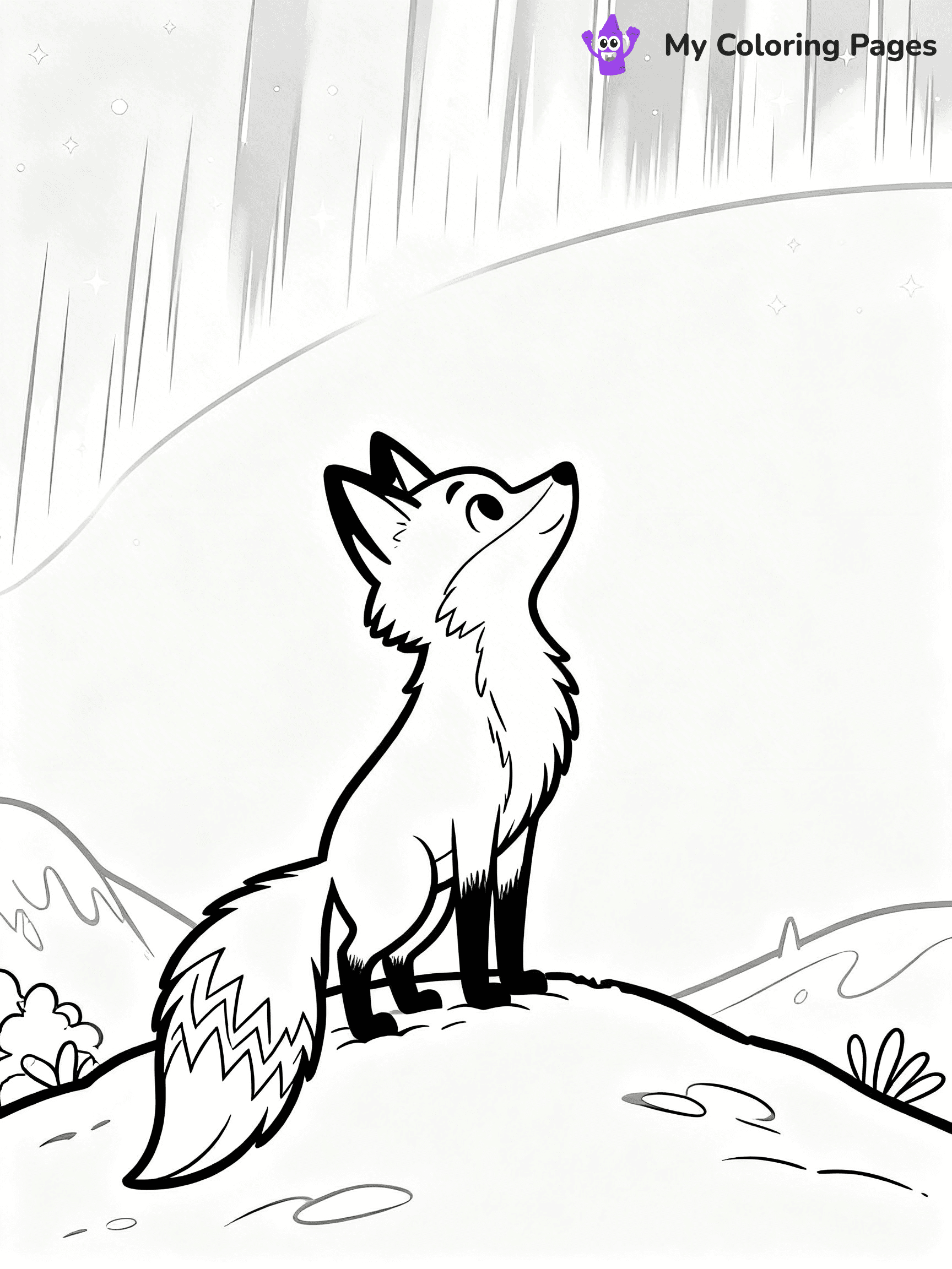 Aurora Coloring Pages - 3