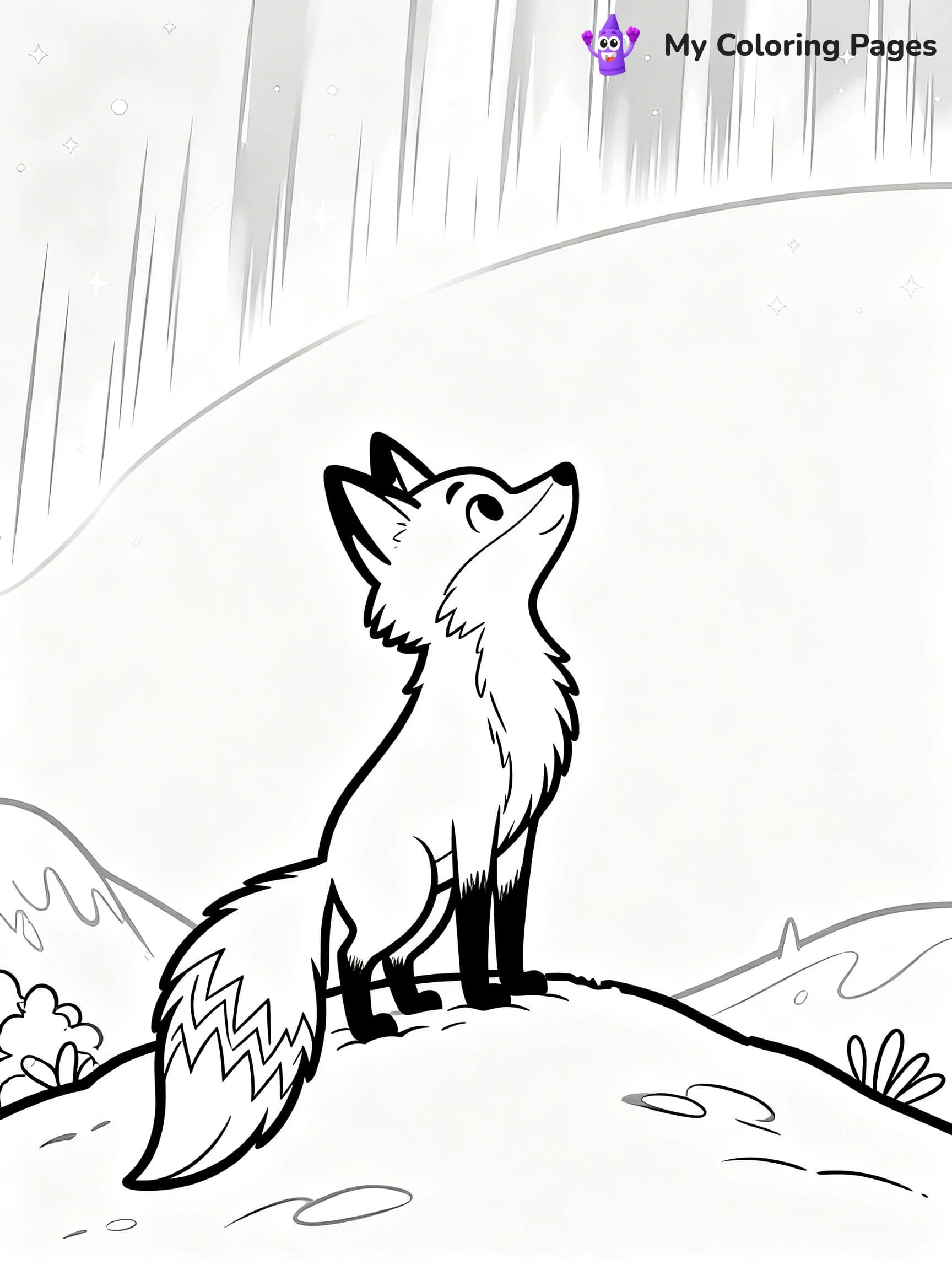 Aurora Coloring Pages - 3