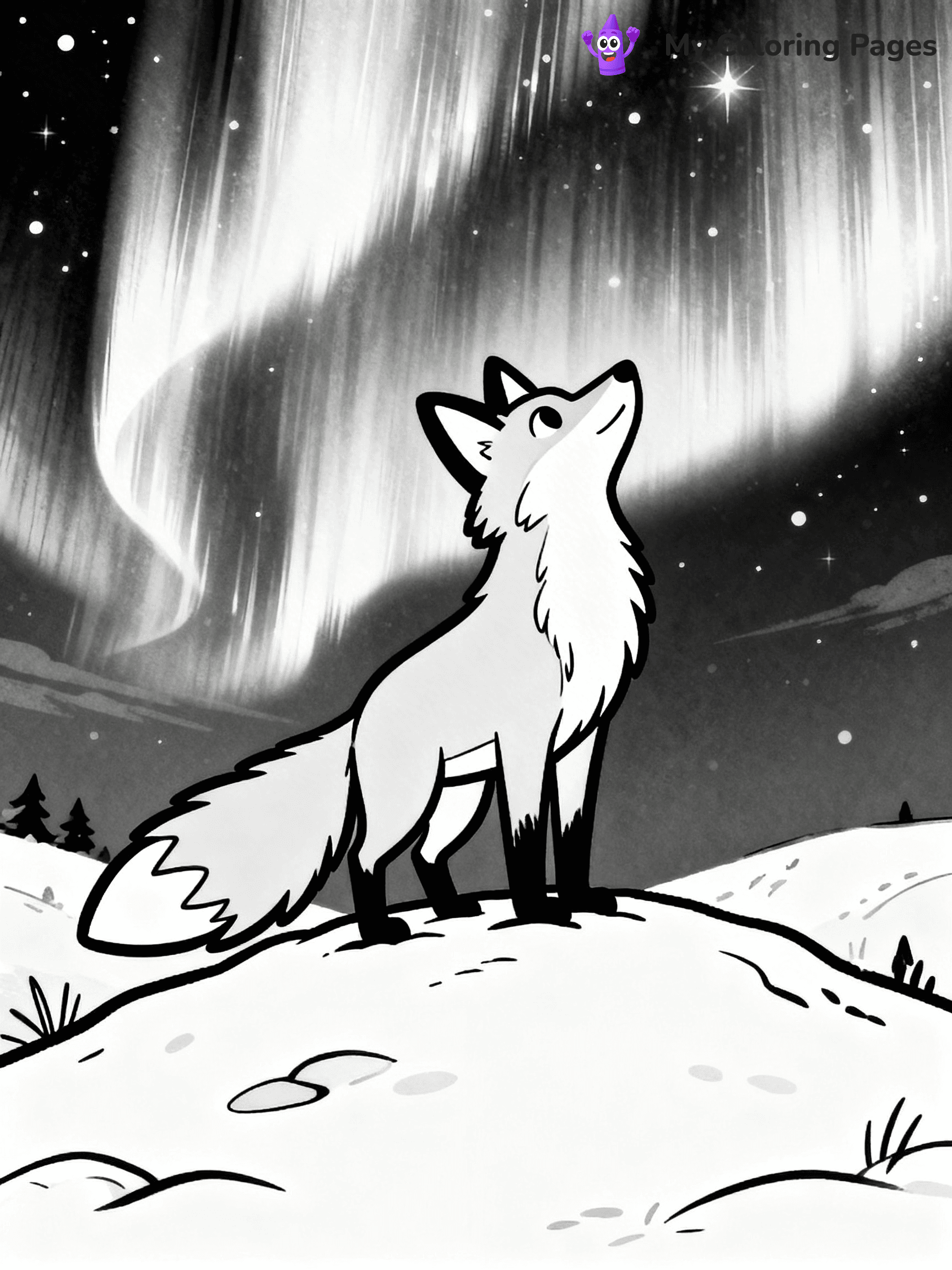 Aurora Coloring Pages - 2