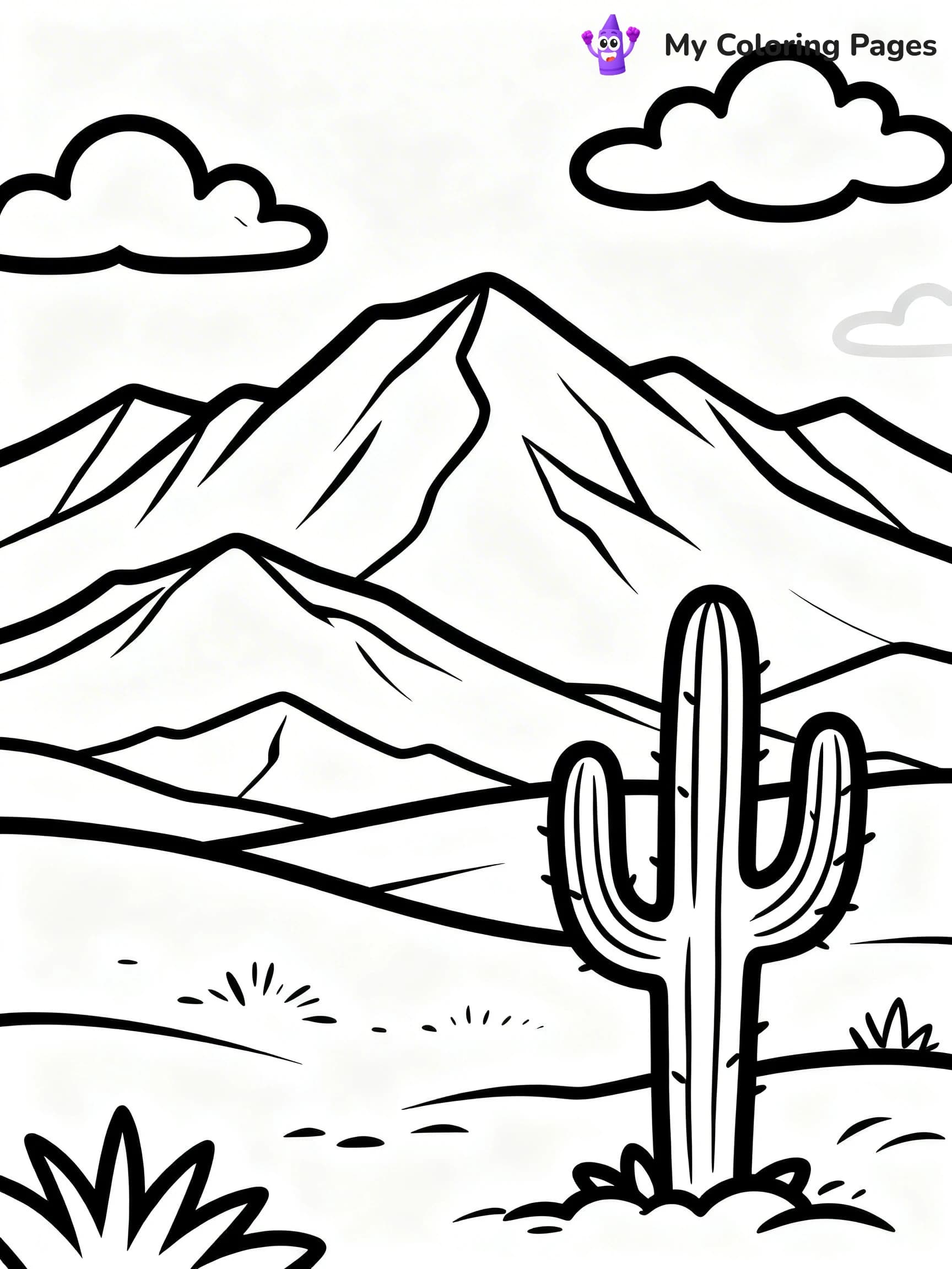 Desert Coloring Pages - 12