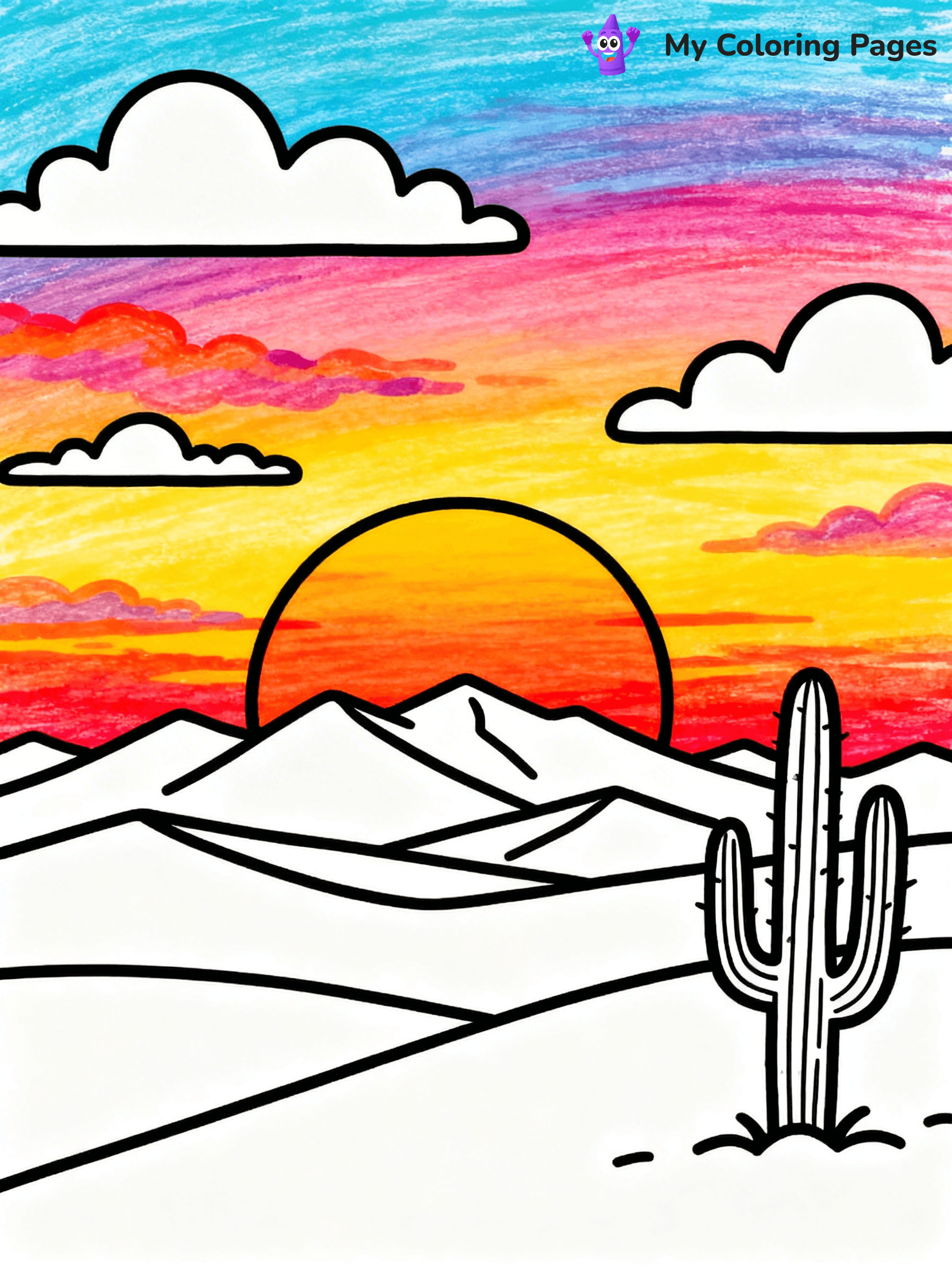 Desert Coloring Pages - 11