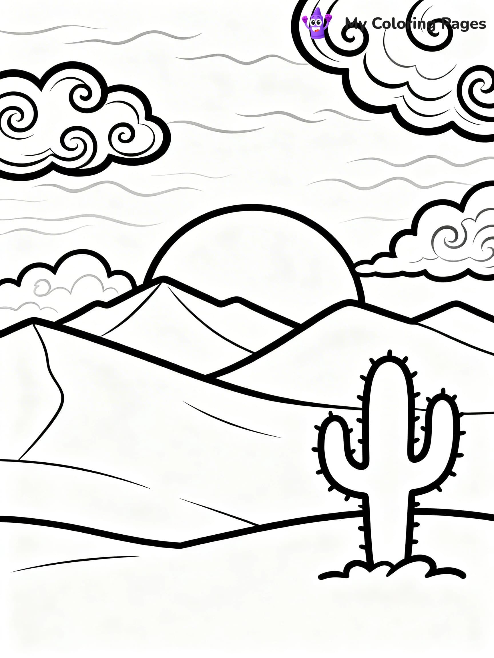 Desert Coloring Pages - 10