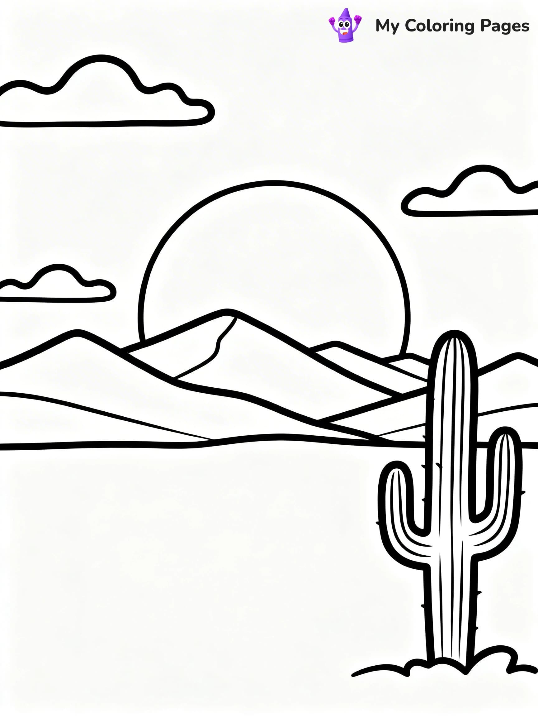Desert Coloring Pages - 9