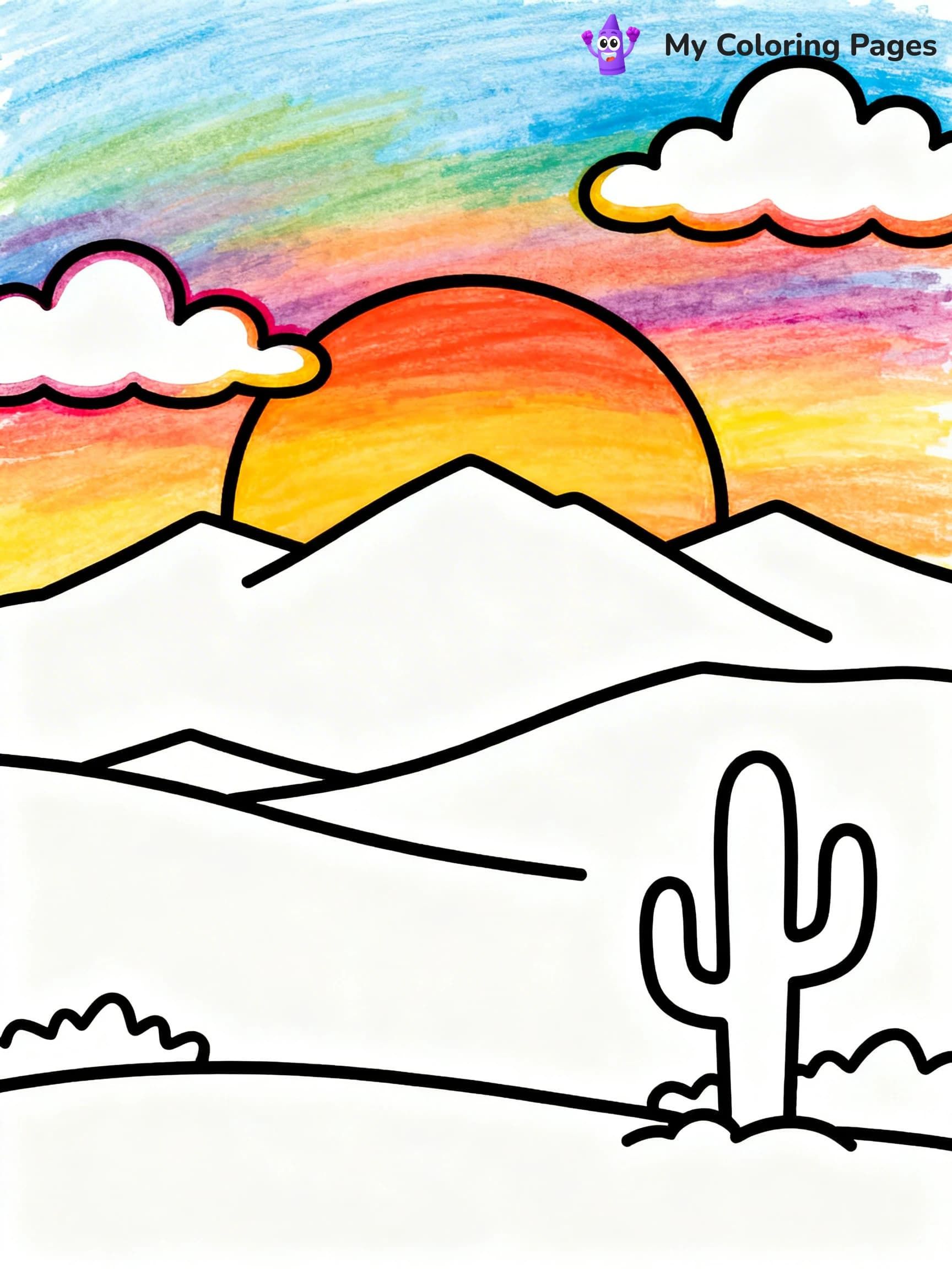 Desert Coloring Pages - 8