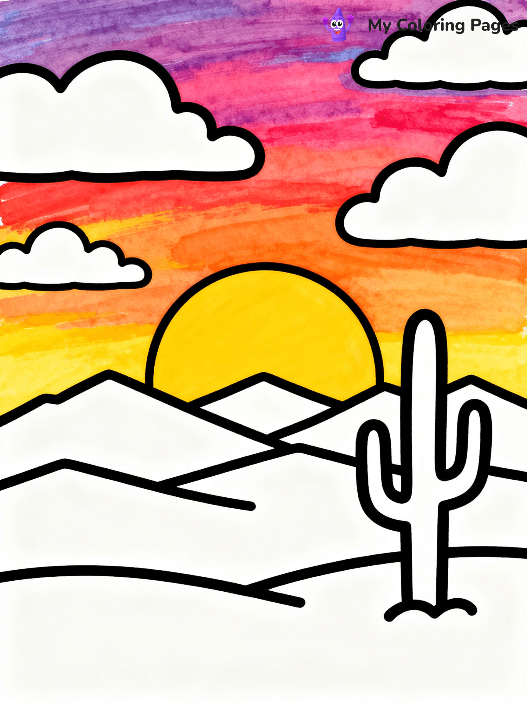 Desert Coloring Pages - 7