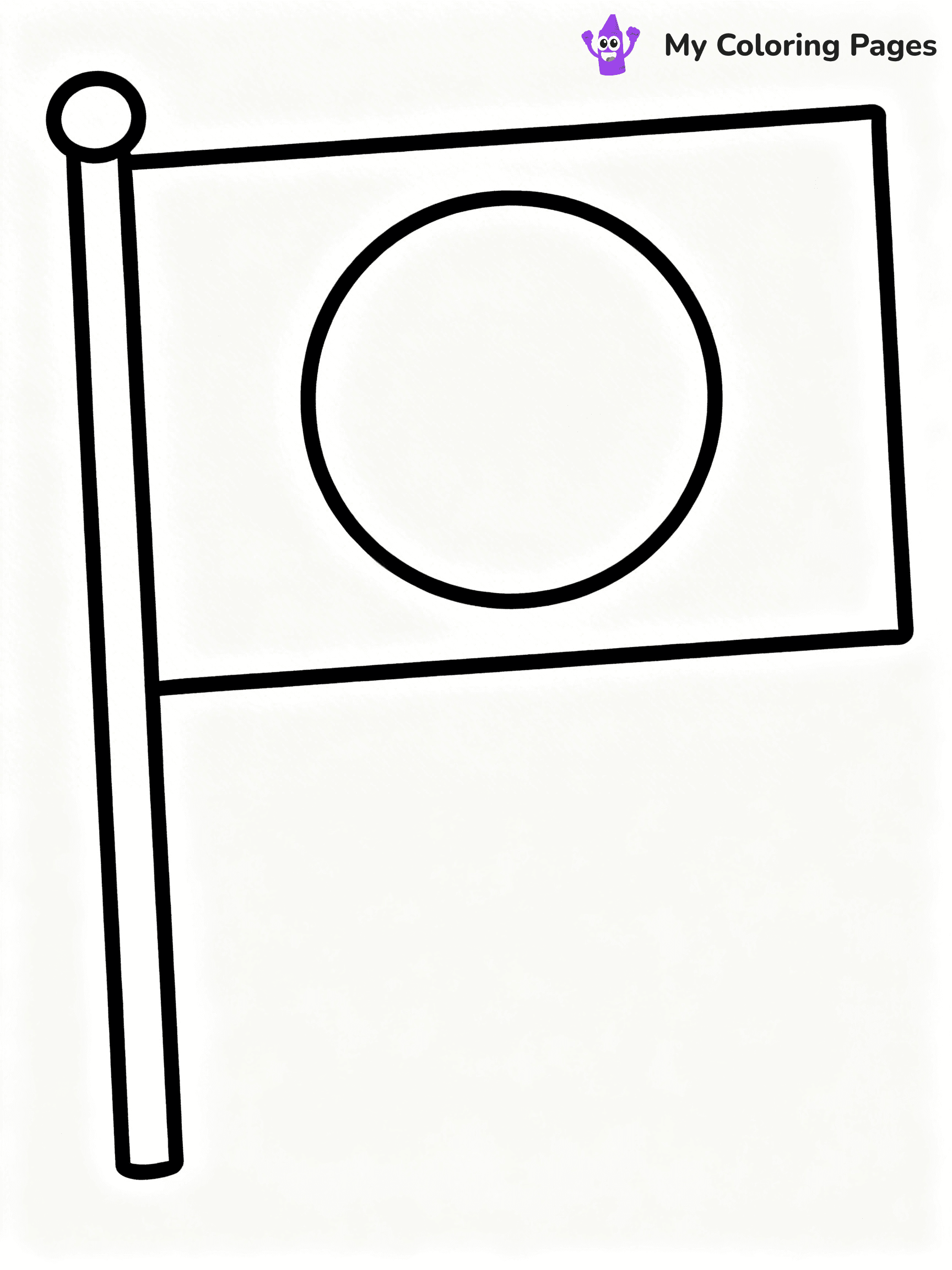 Flag Coloring Pages - 79