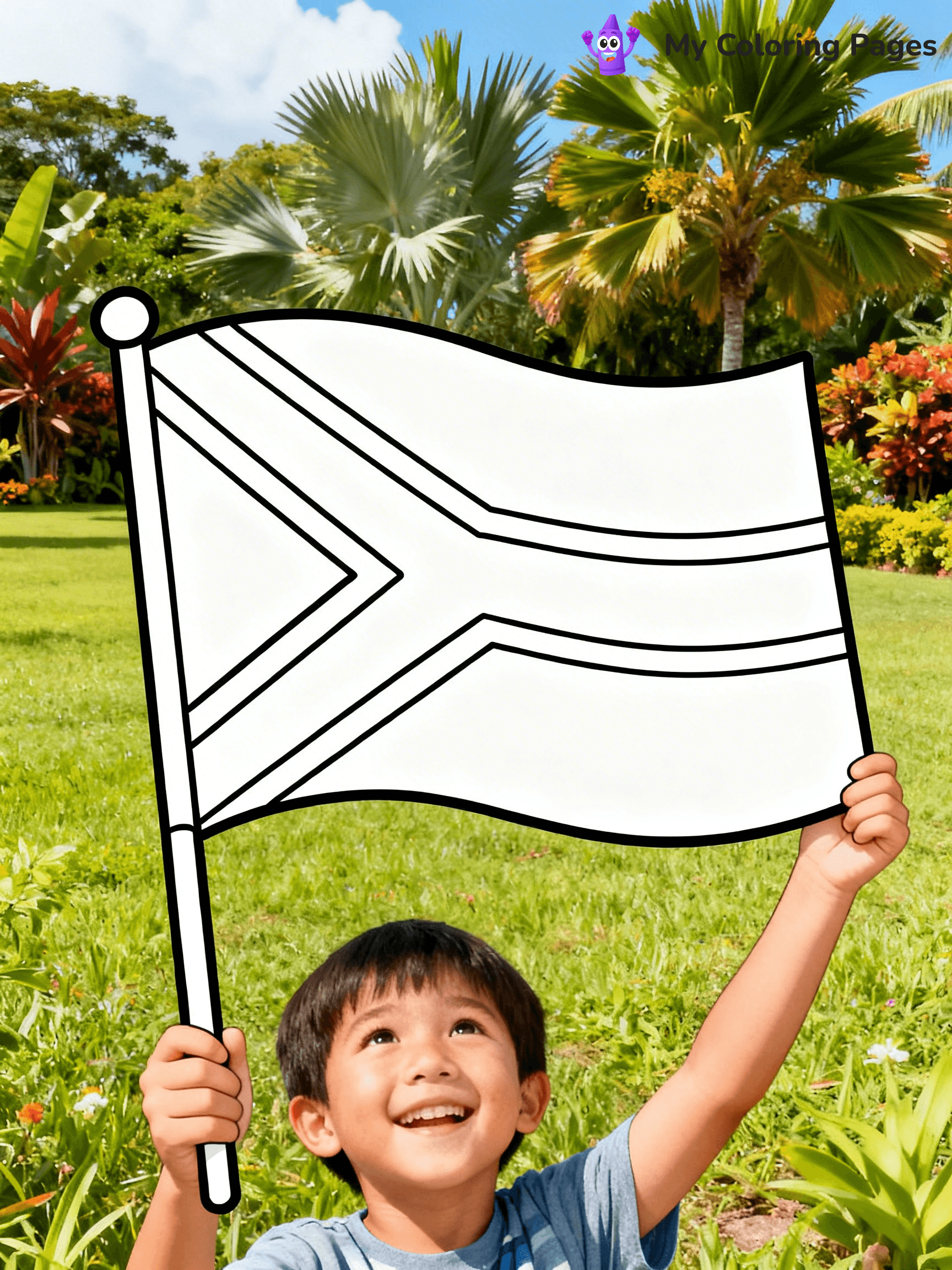 Flag Coloring Pages - 77