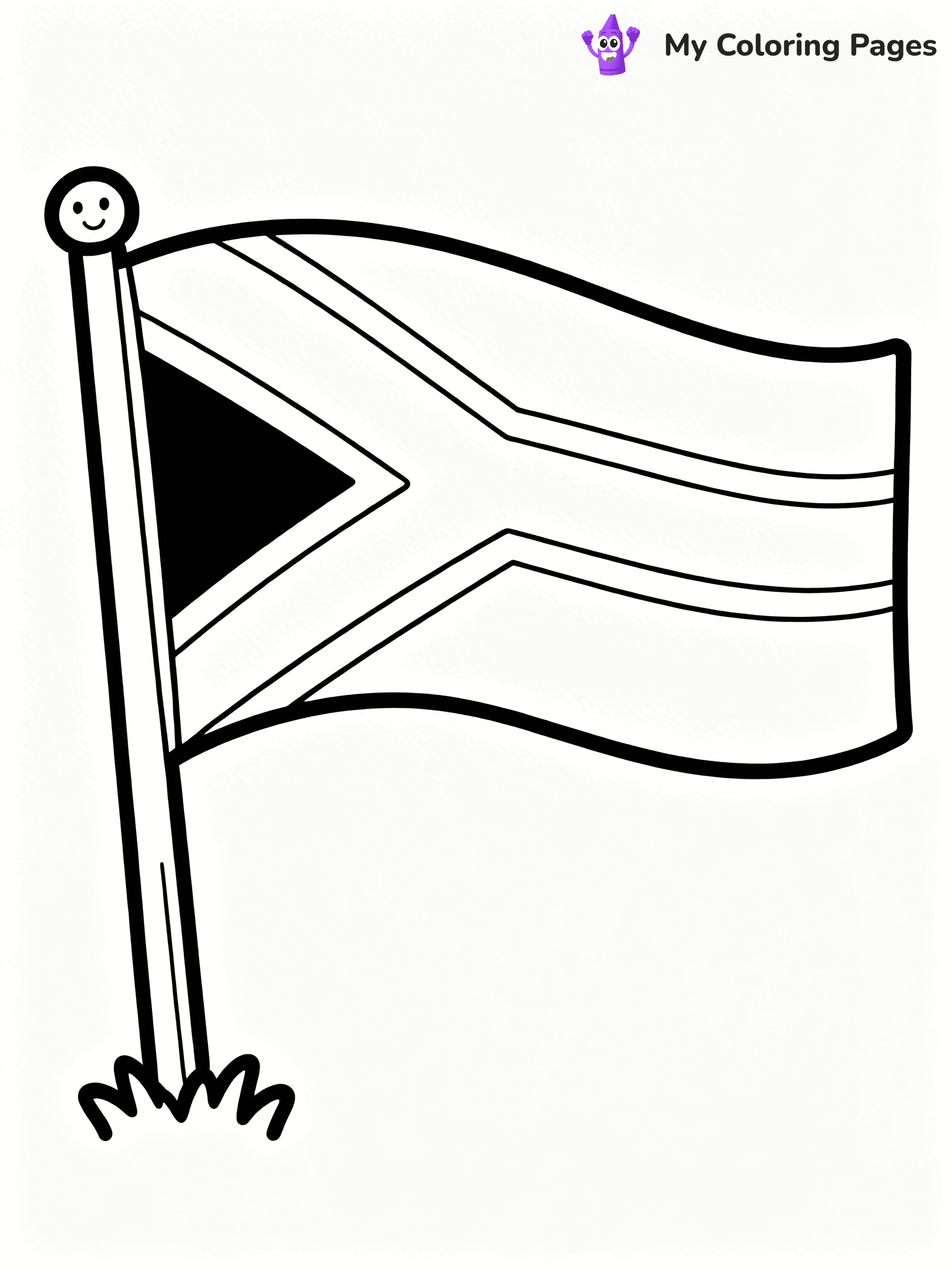 Flag Coloring Pages - 75