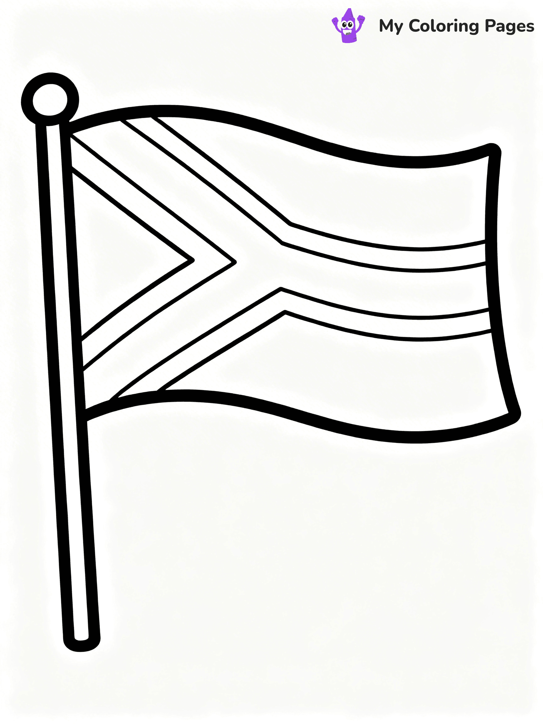 Flag Coloring Pages - 73