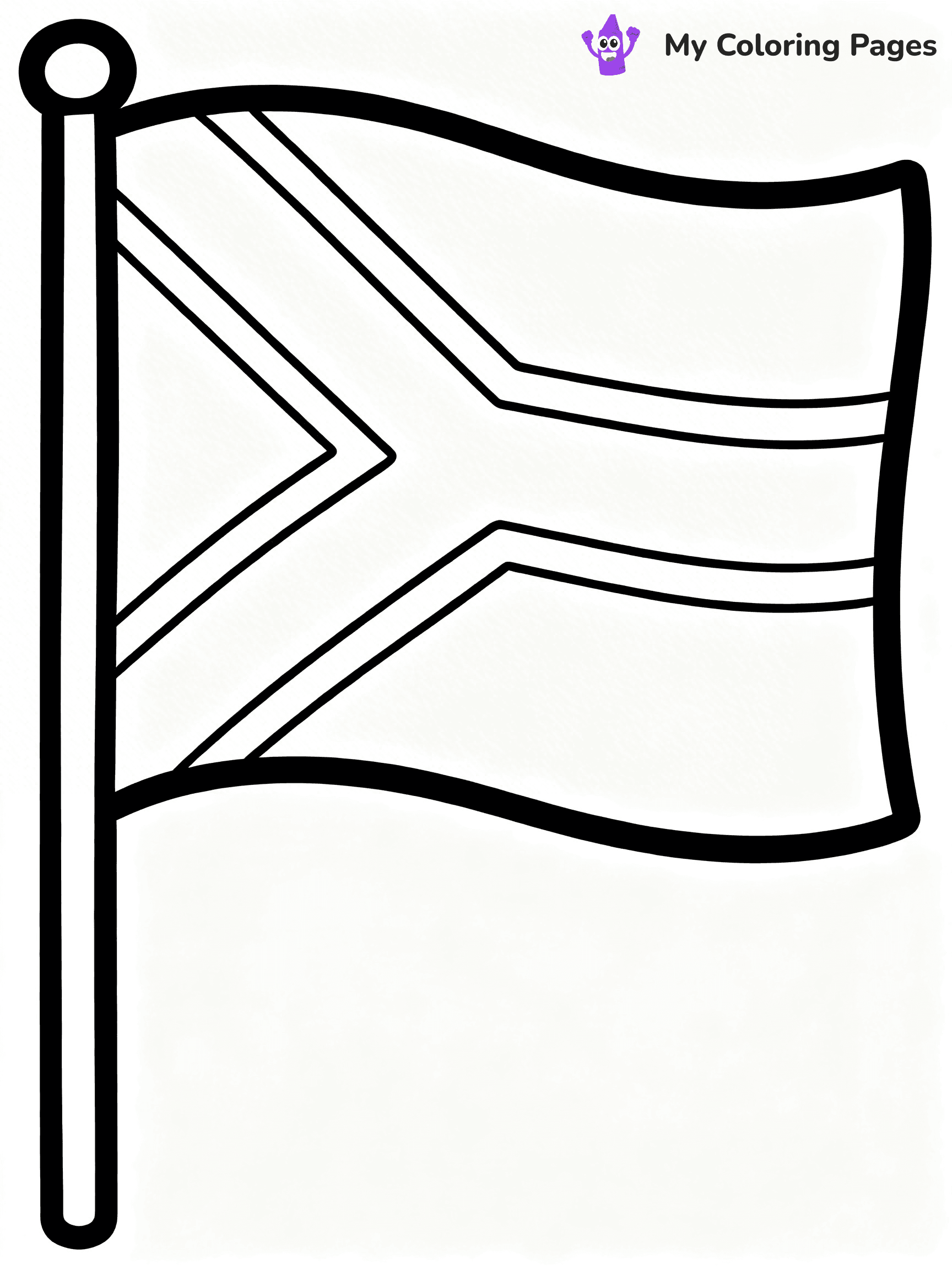 Flag Coloring Pages - 72