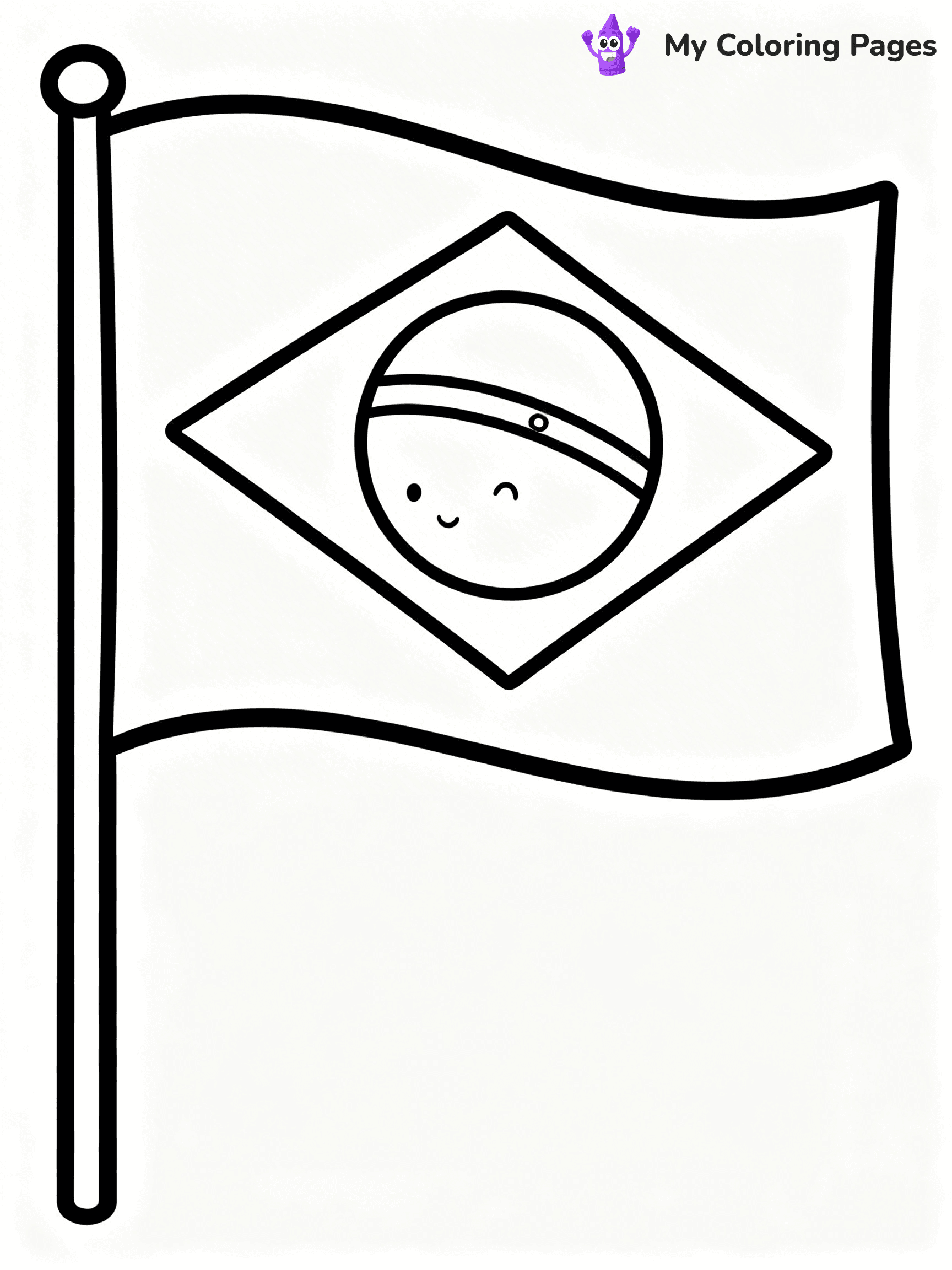 Flag Coloring Pages - 69