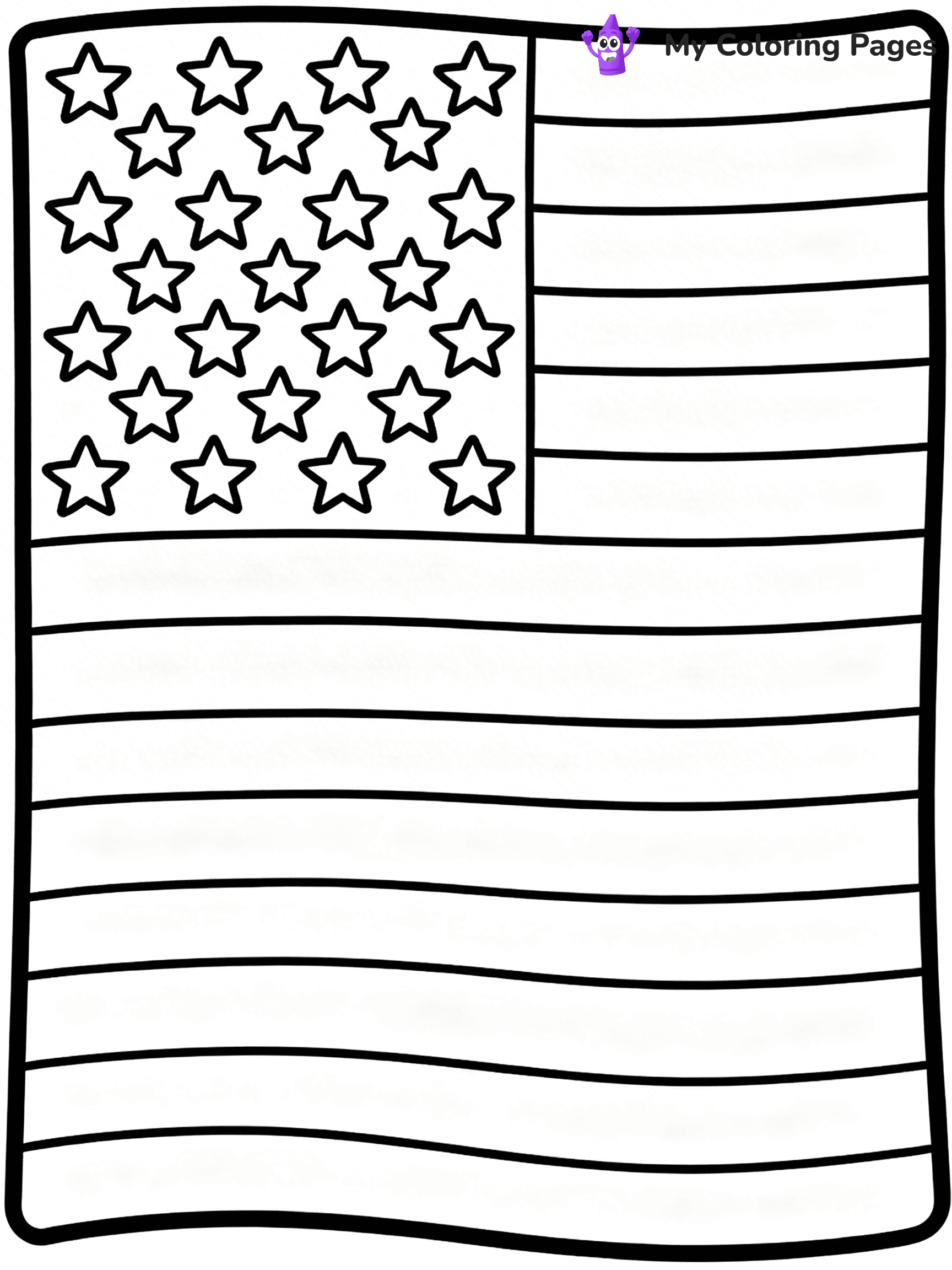 Flag Coloring Pages - 64