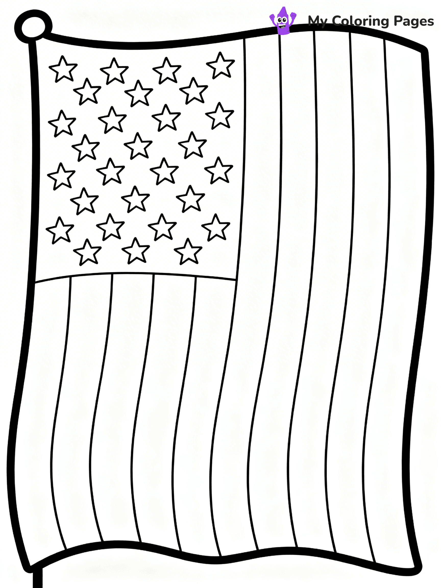 Flag Coloring Pages - 60