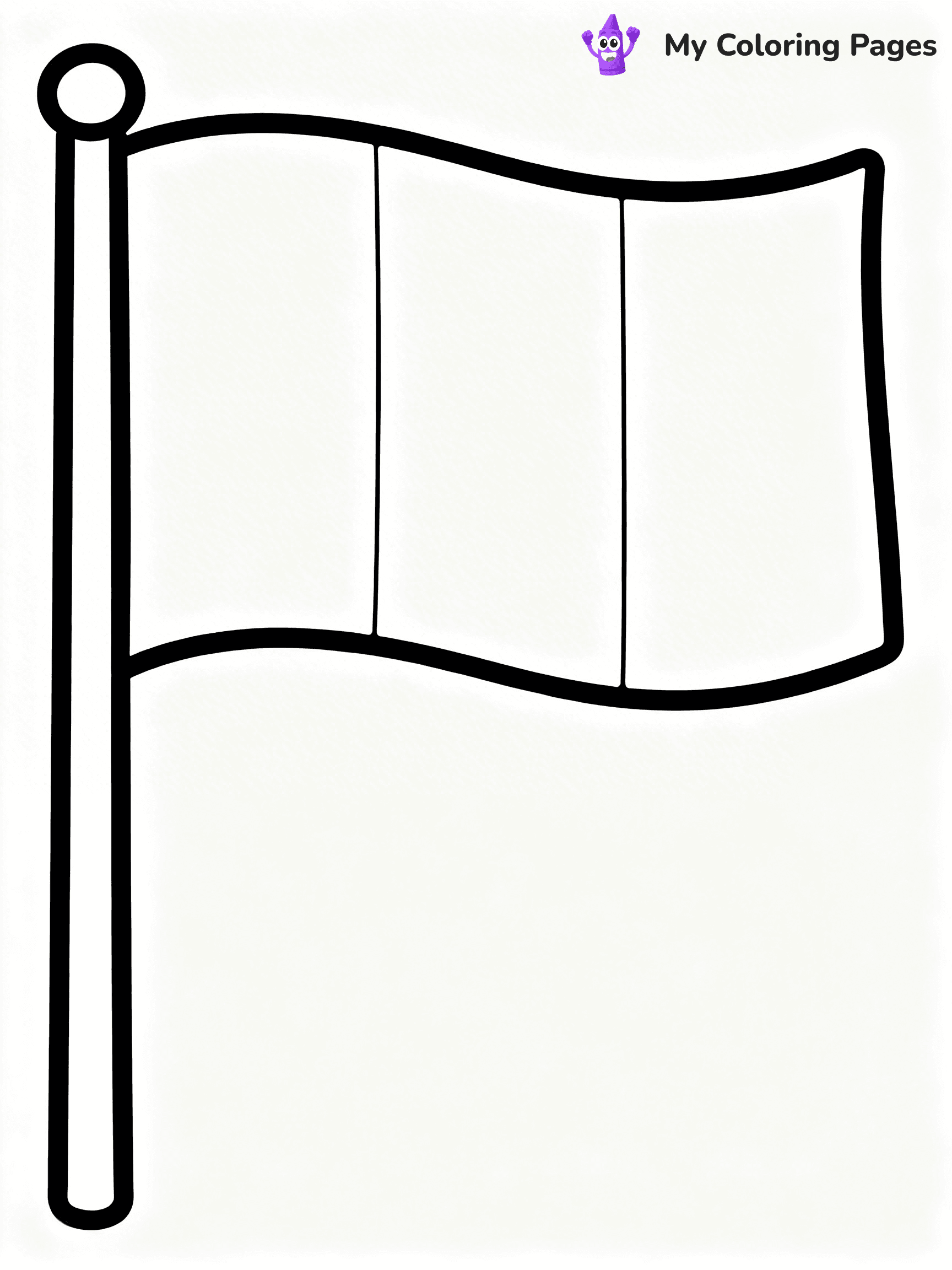 Flag Coloring Pages - 52