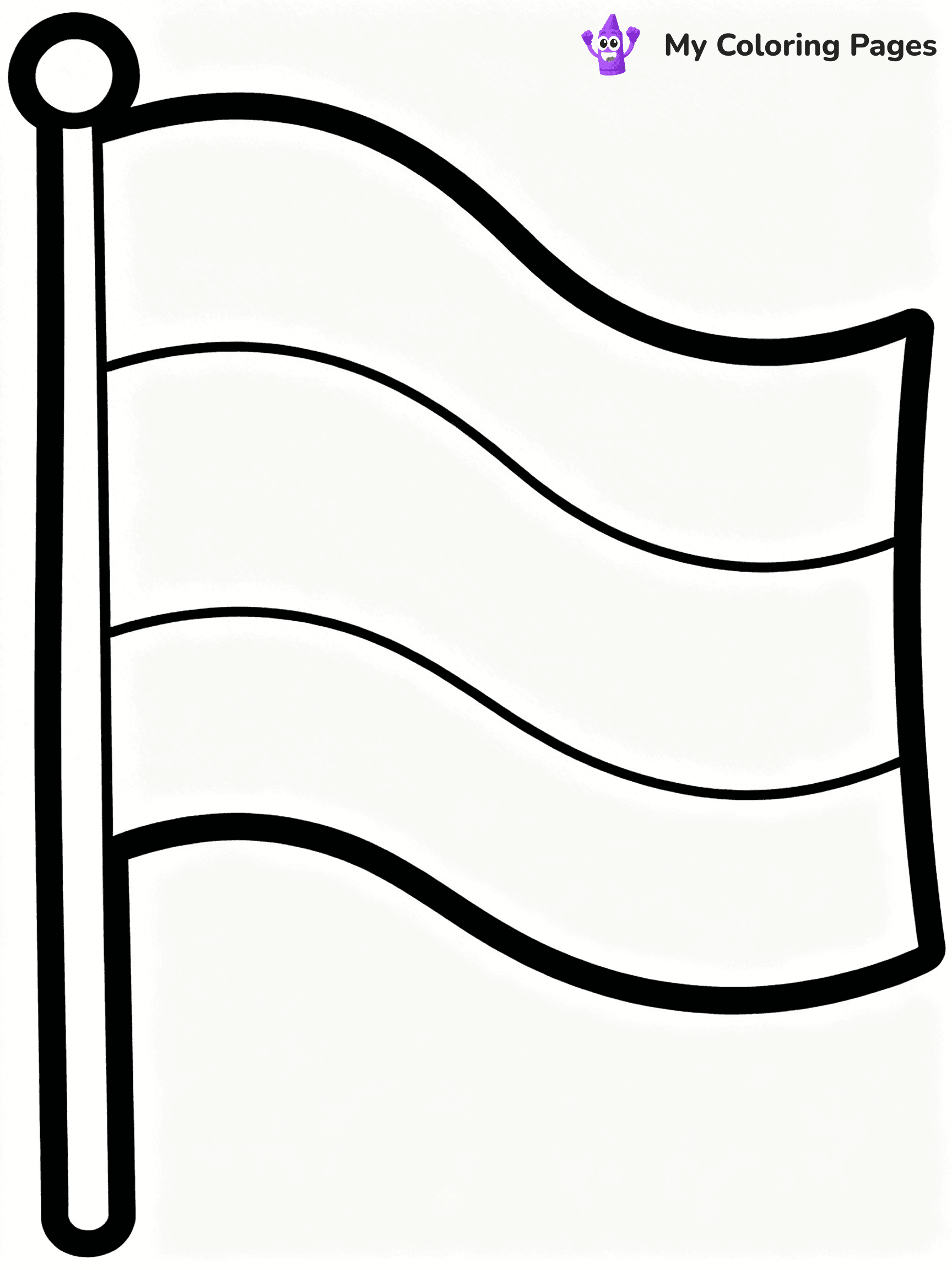 Flag Coloring Pages - 37