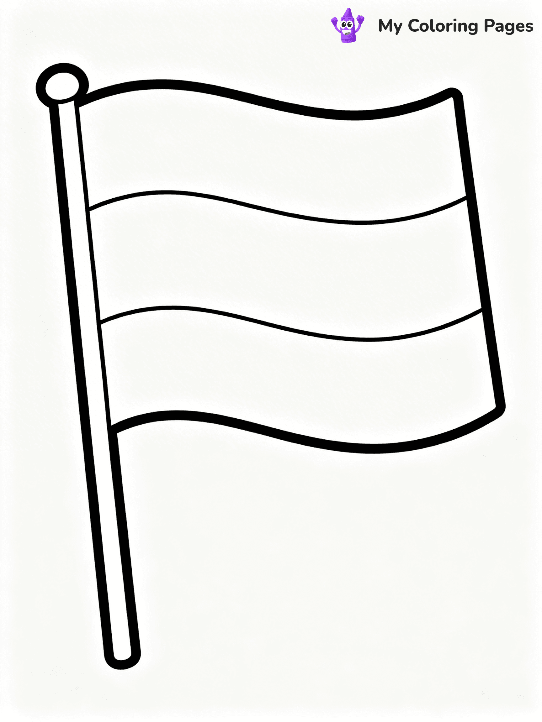 Flag Coloring Pages - 36