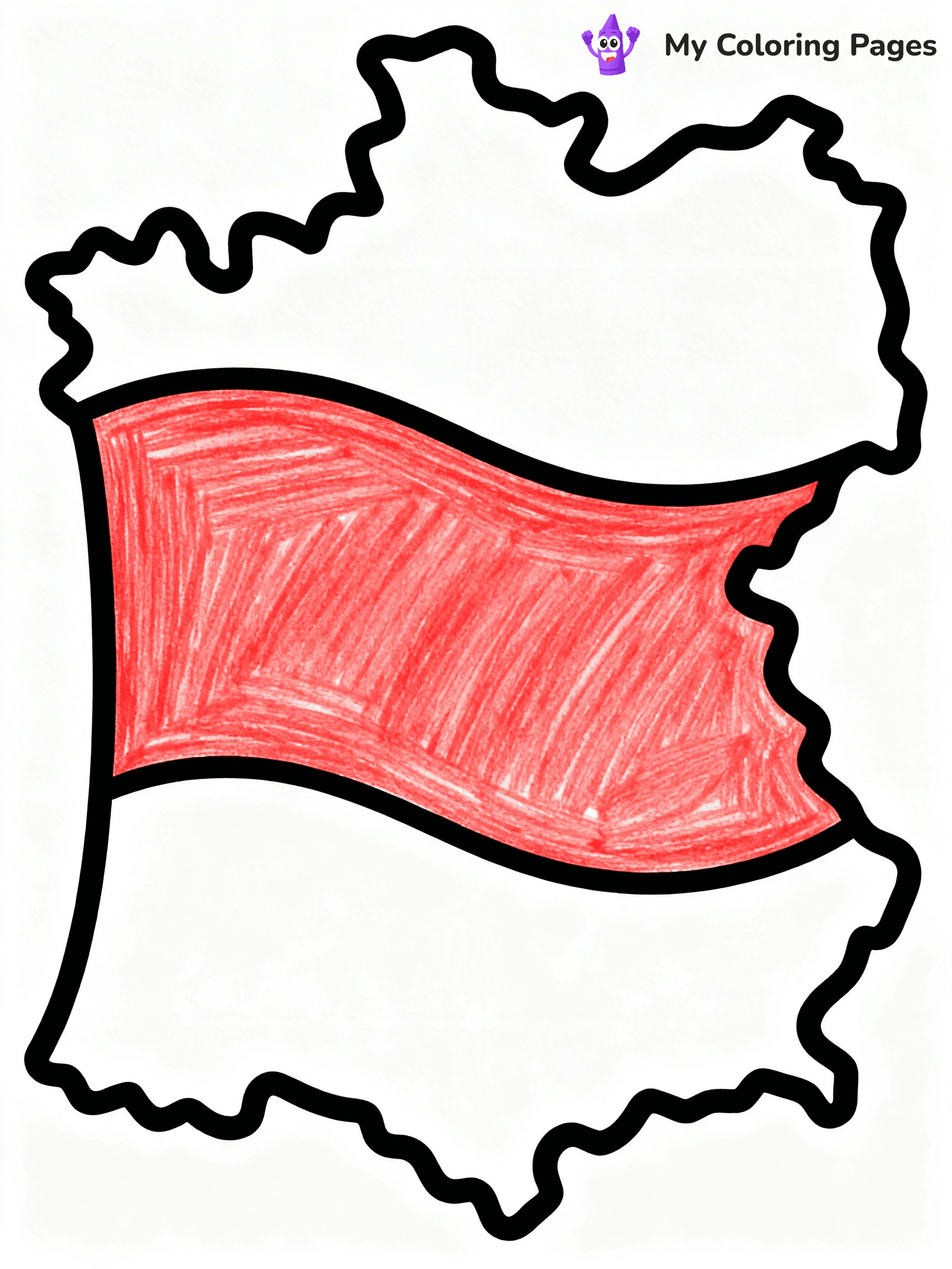 Flag Coloring Pages - 34