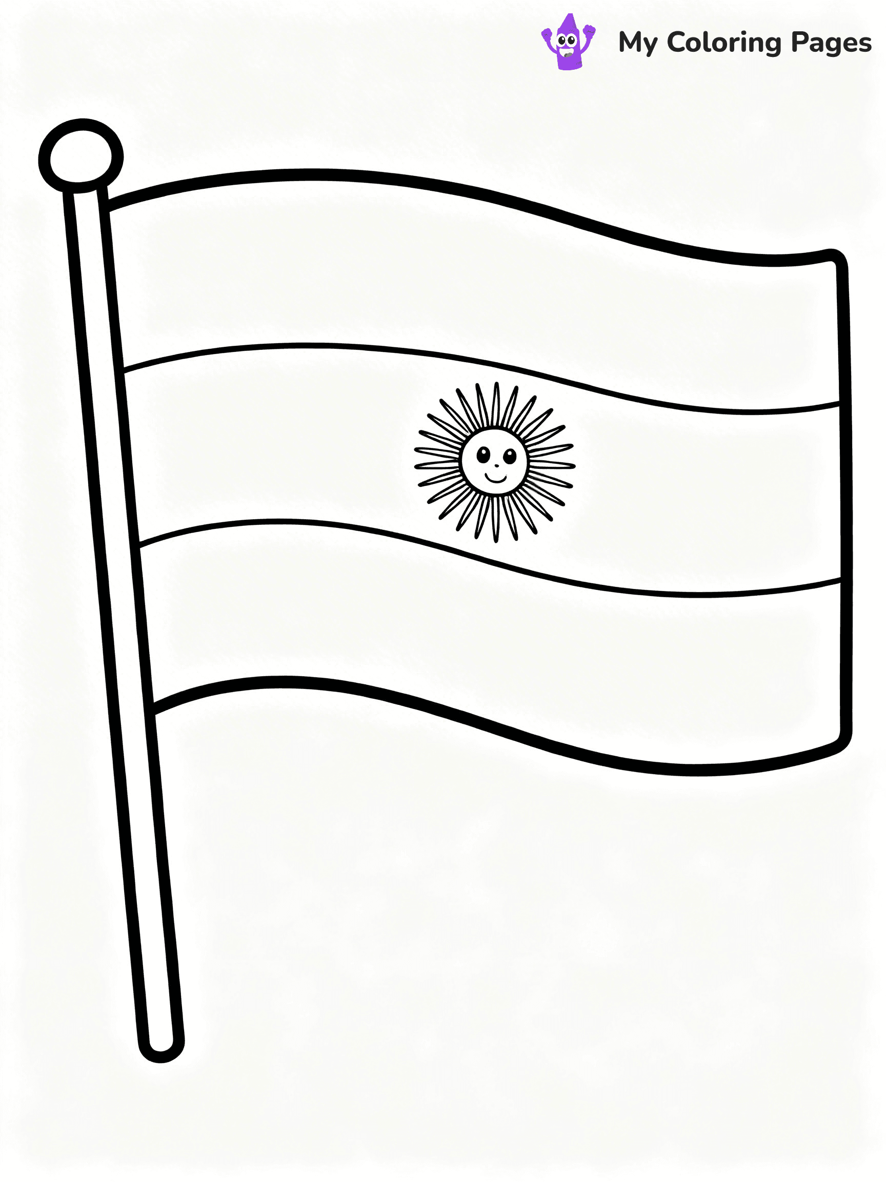 Flag Coloring Pages - 14