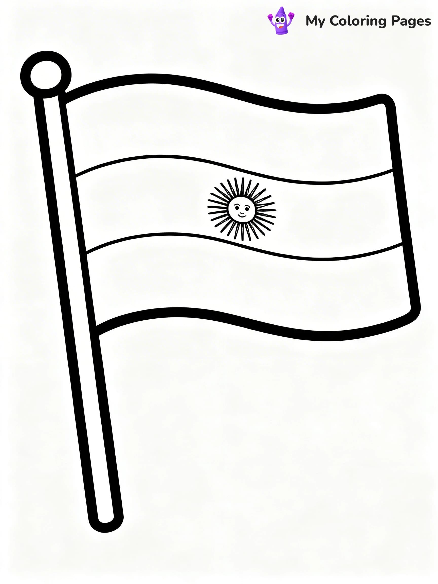 Flag Coloring Pages - 11
