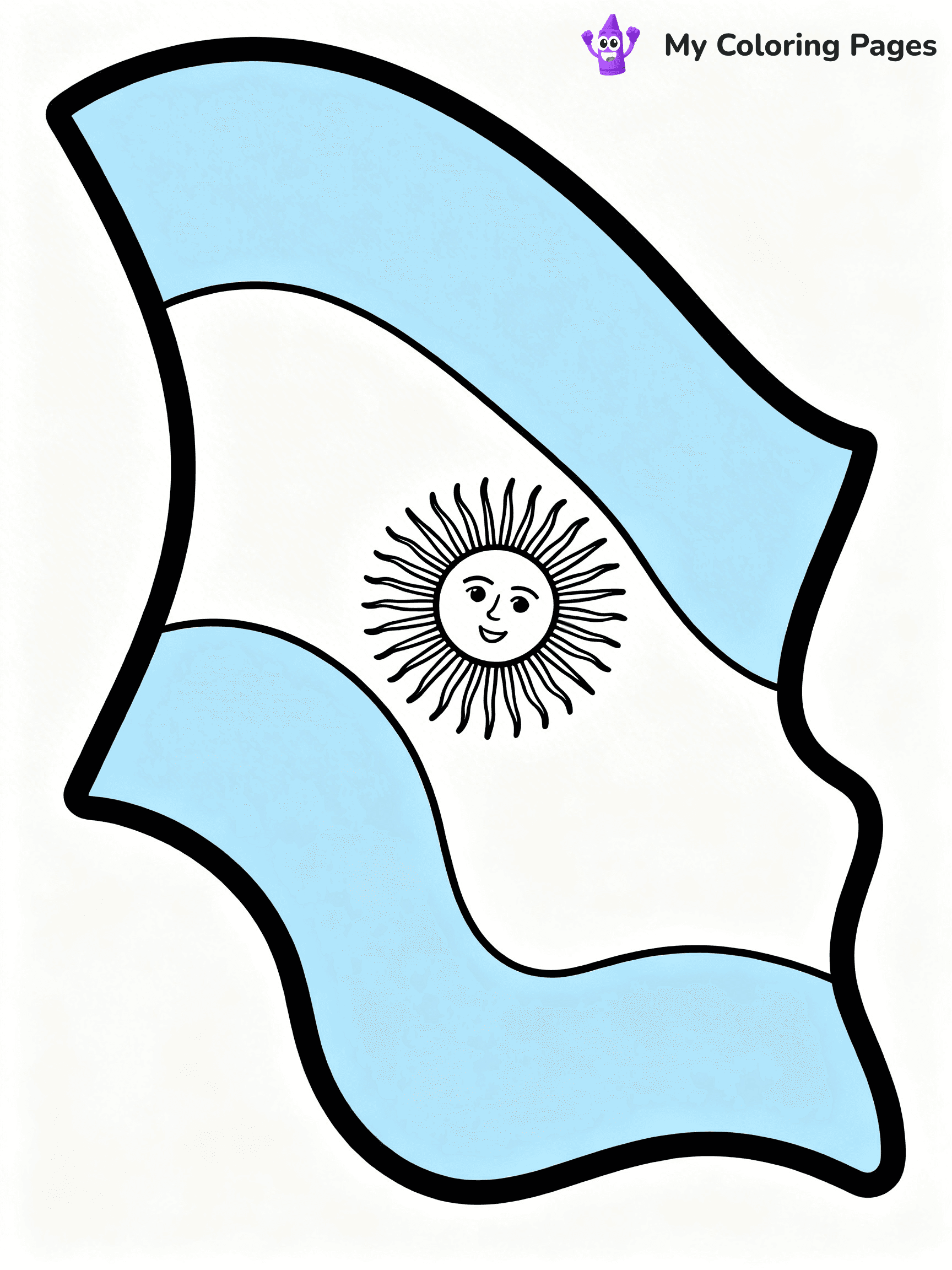 Flag Coloring Pages - 9