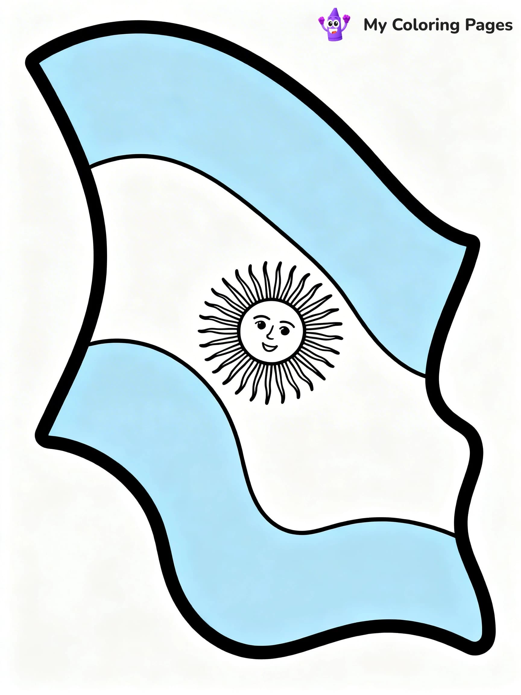 Flag Coloring Pages - 9