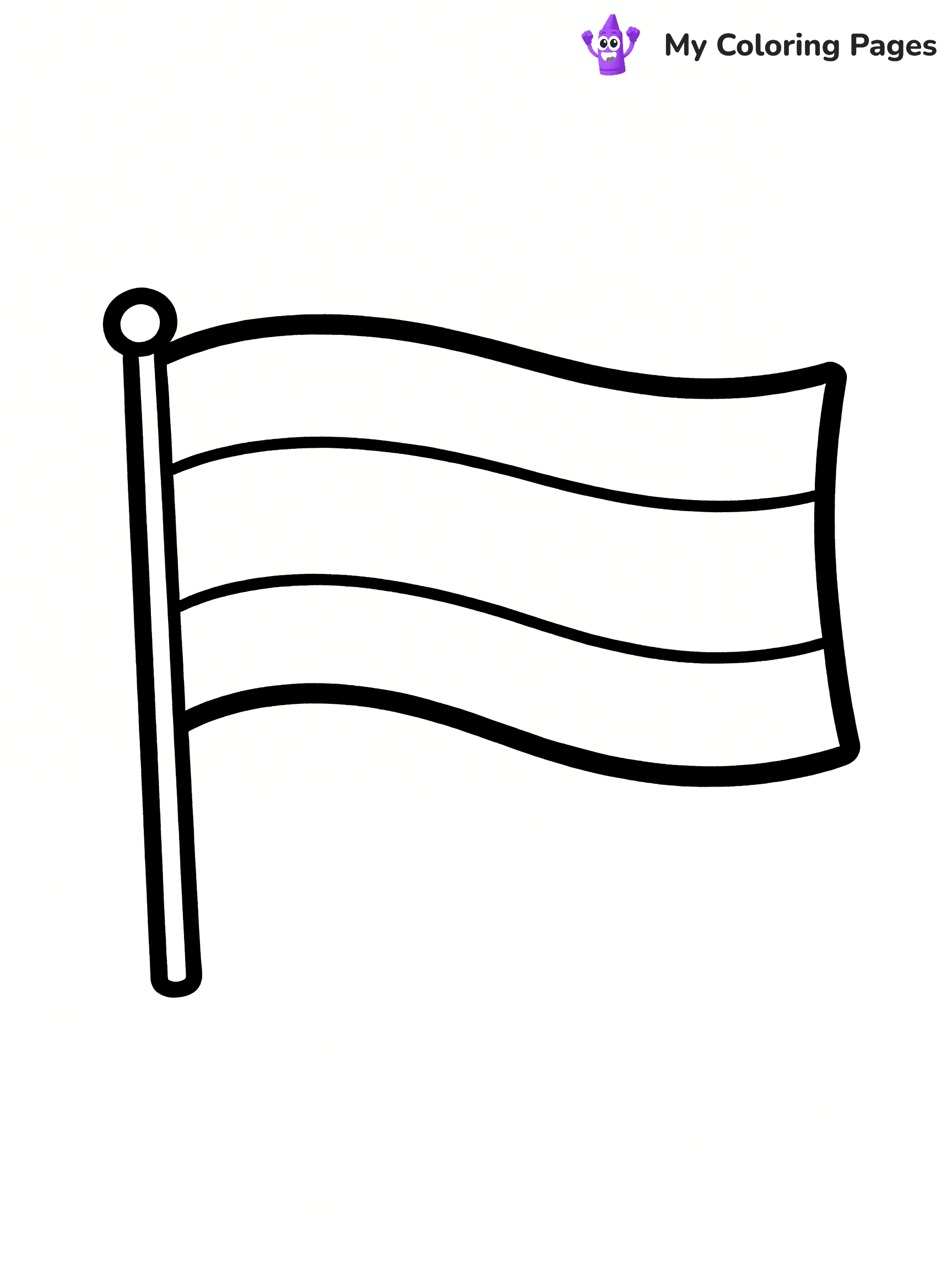 Flag Coloring Pages - 3