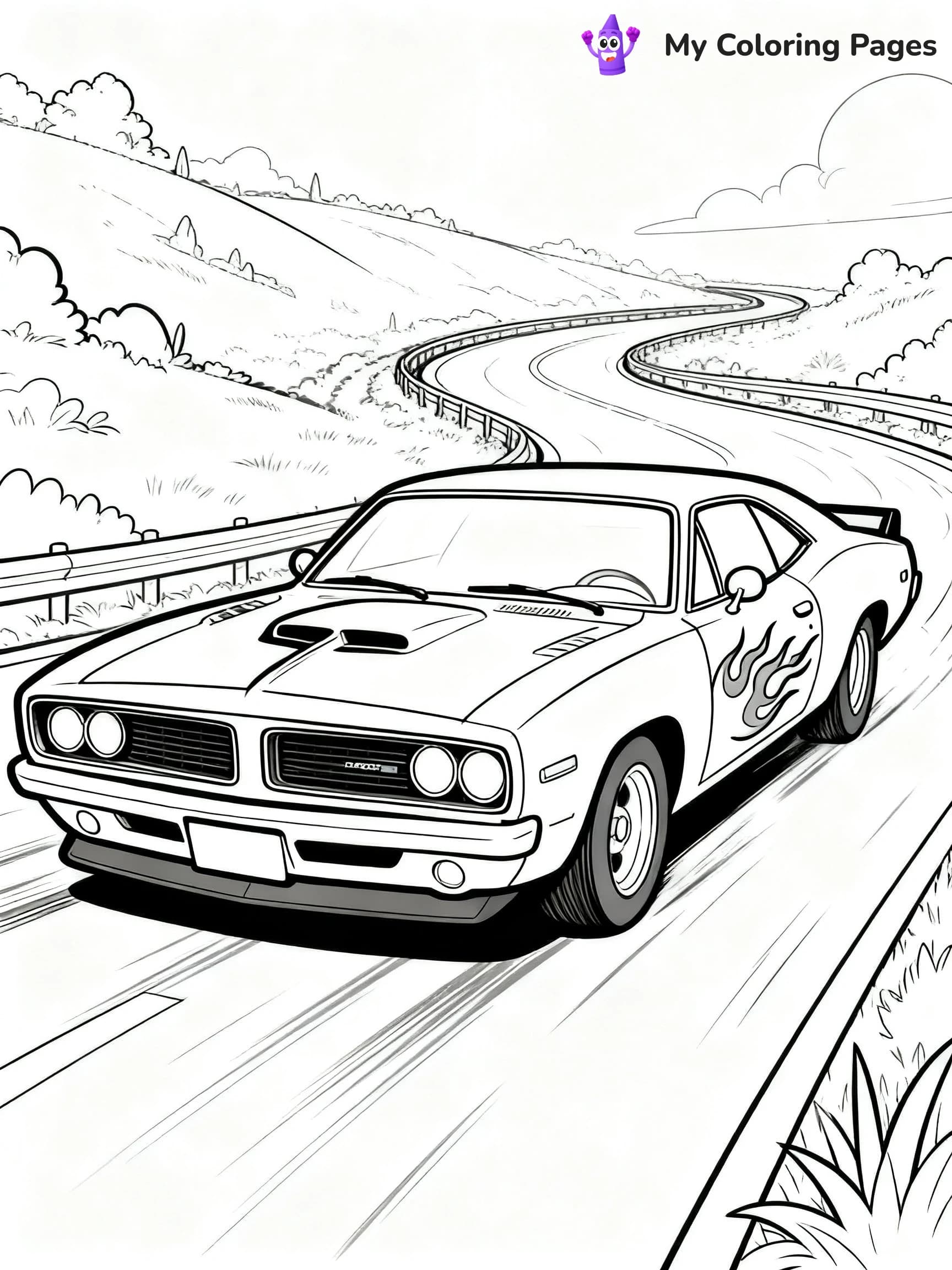 Dodge Car Coloring Pages - 20