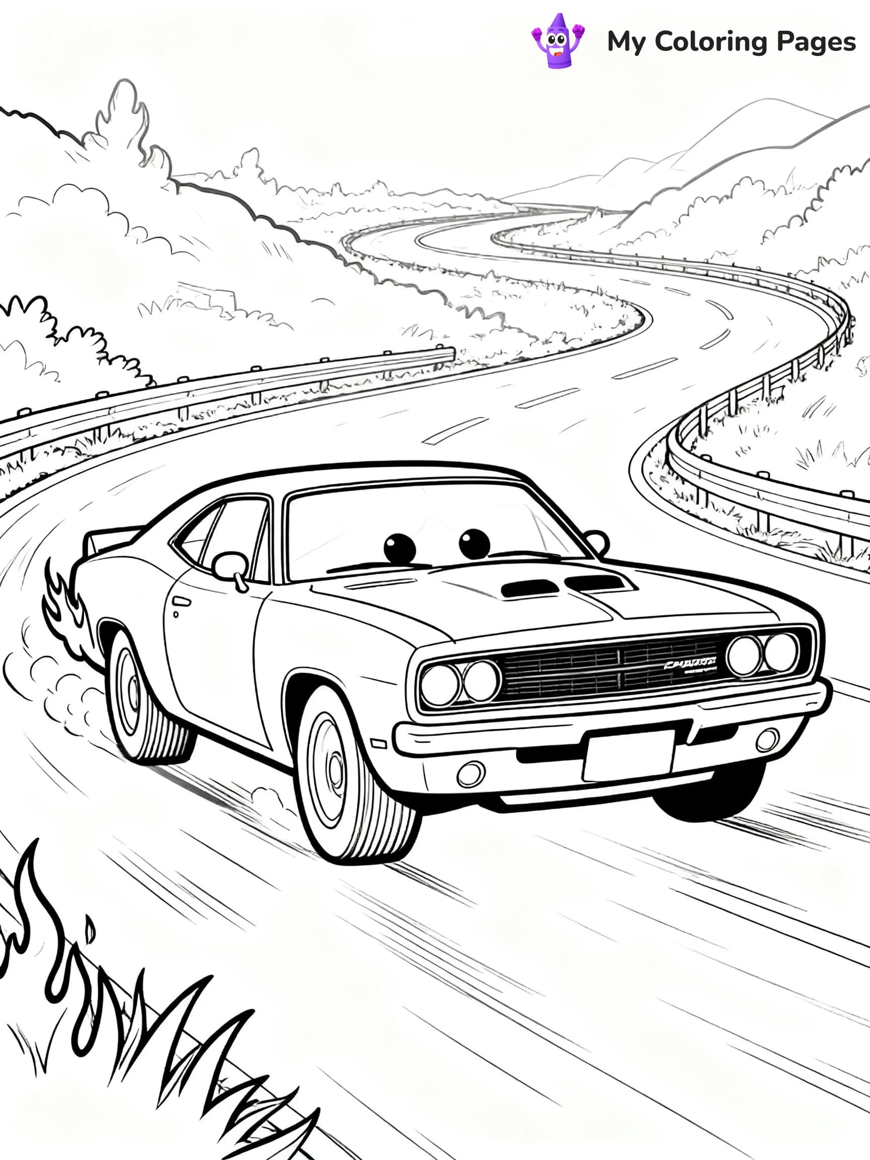 Dodge Car Coloring Pages - 17