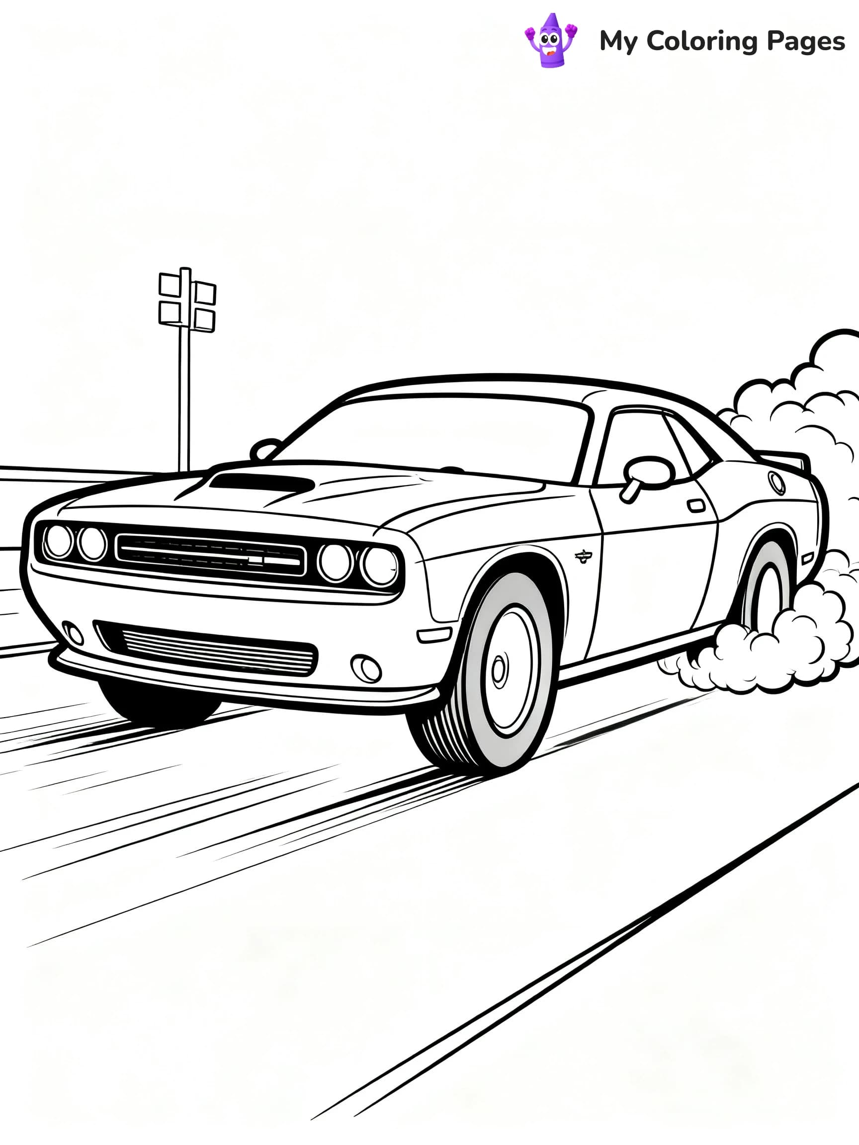 Dodge Car Coloring Pages - 13