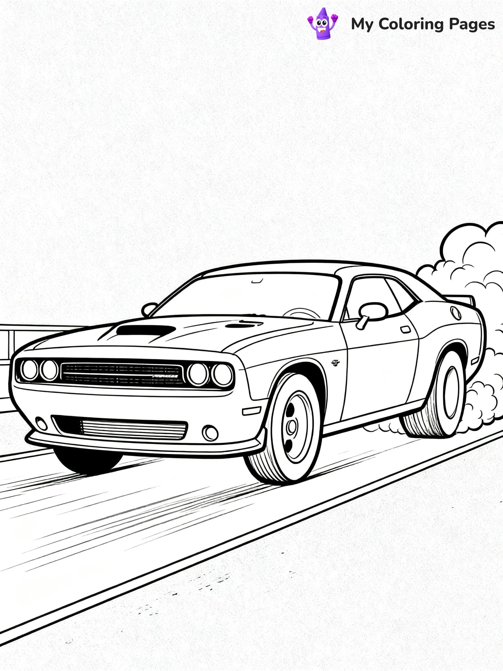 Dodge Car Coloring Pages - 12